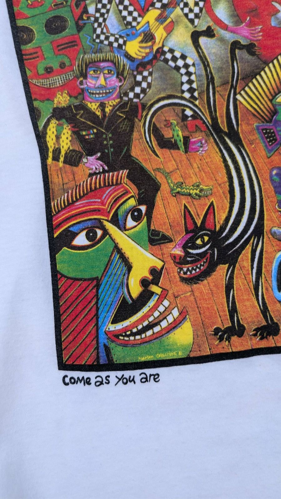 Other Vintage Norman Catherine art tshirt tee come as you are 90s Size US M / EU 48-50 / 2 - 9 Thumbnail