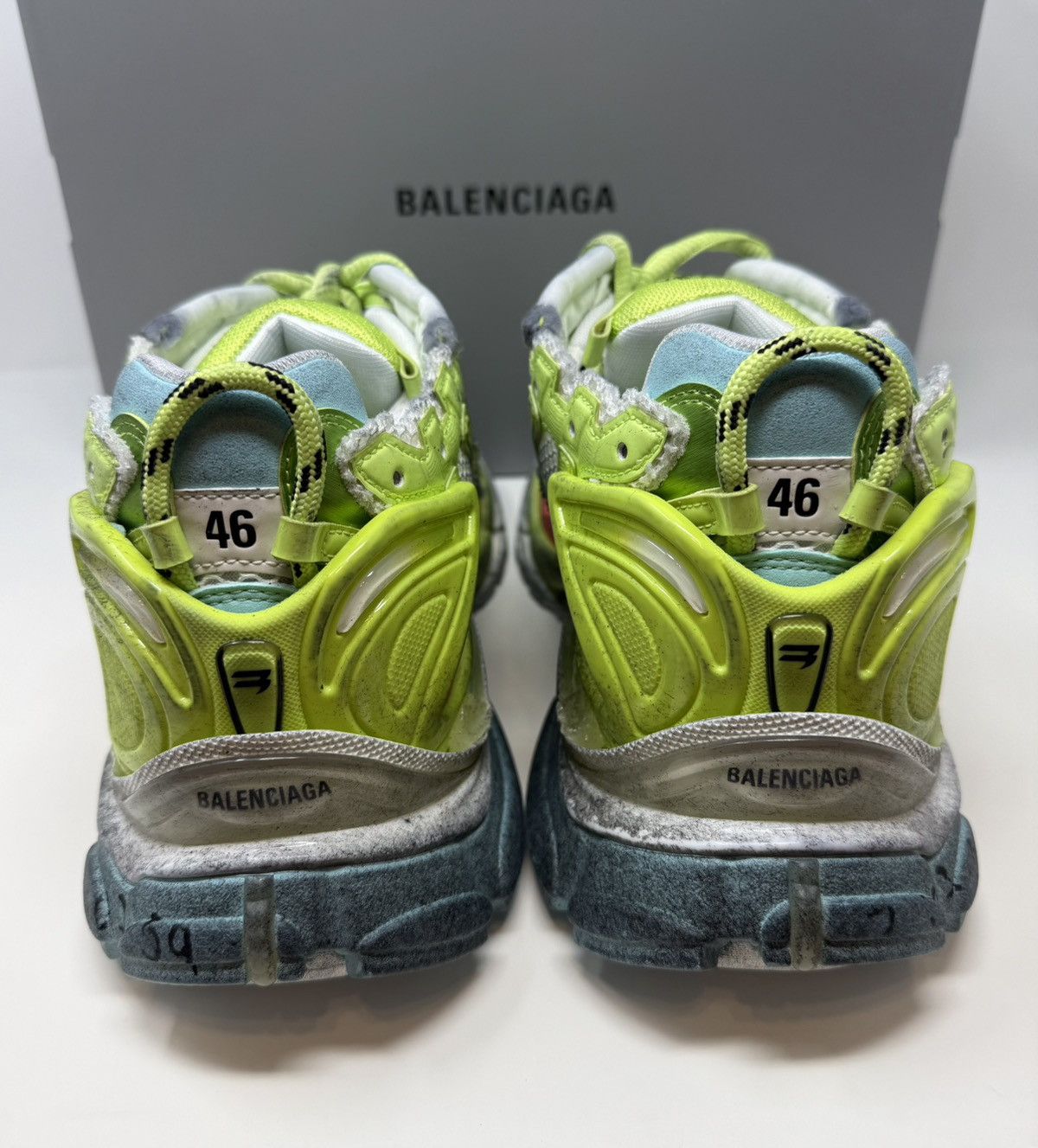 Balenciaga Balenciaga Marathon Runner Sneaker Yellow Unreleased Demna Size US 13 / EU 46 - 5 Thumbnail