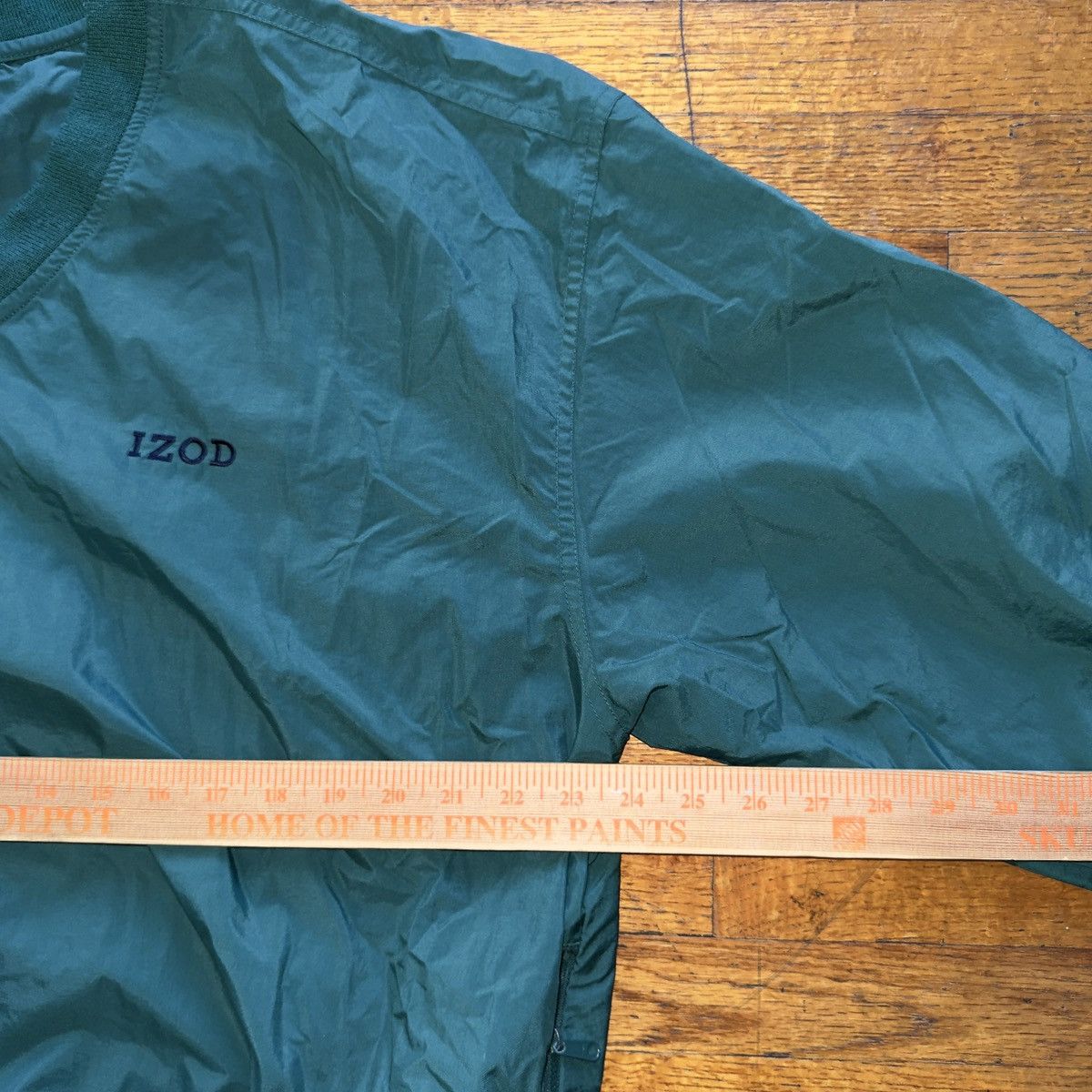 Izod IZOD Pullover V Neck Windbreaker Green Large Size US L / EU 52-54 / 3 - 3 Thumbnail