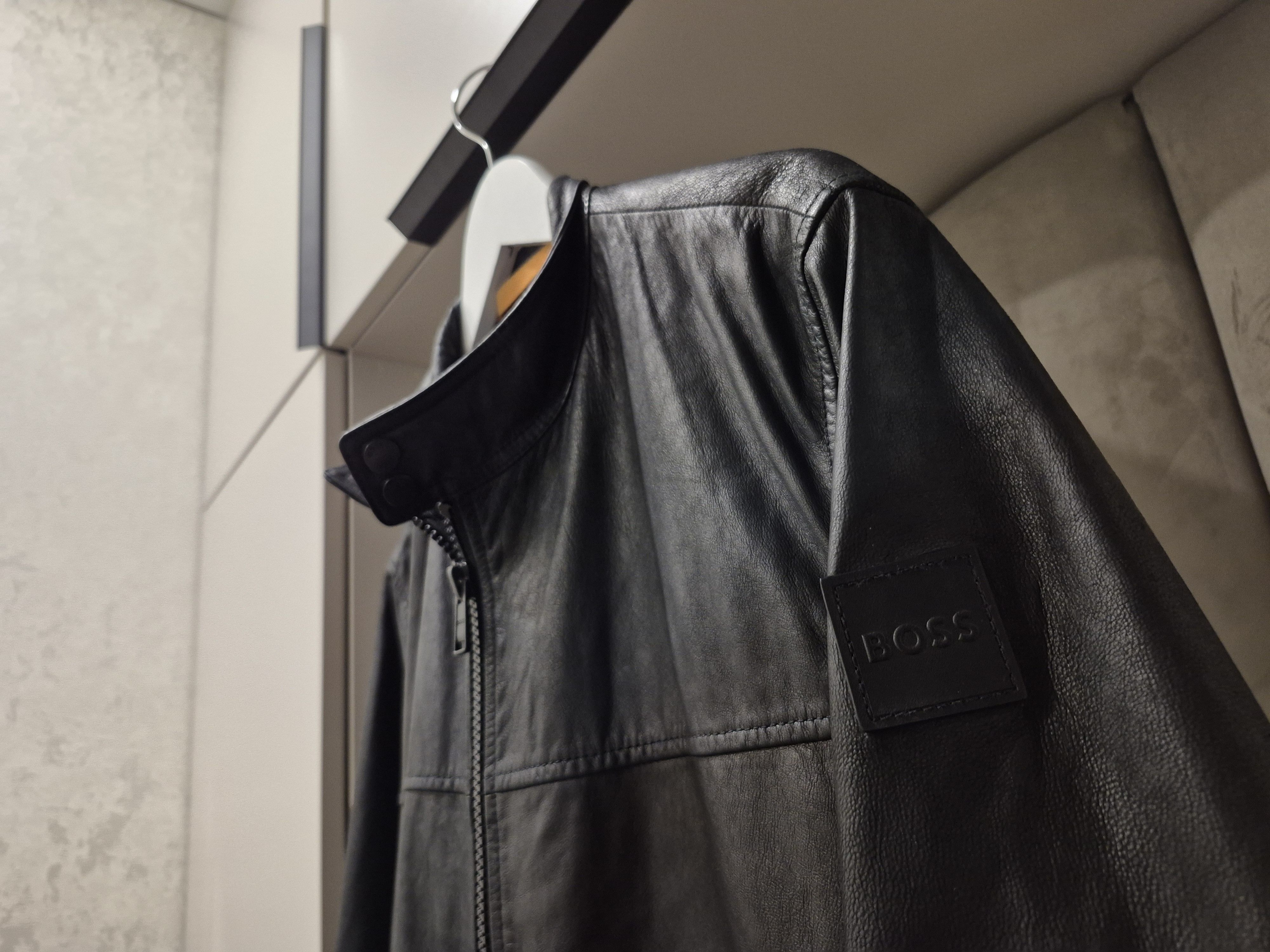Hugo Boss BOSS men leather jacket Size US L / EU 52-54 / 3 - 4 Thumbnail