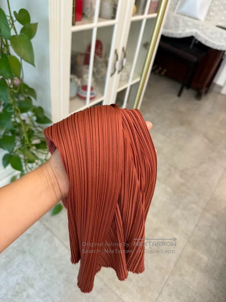 Issey Miyake Issey Miyake size:4 Golden Brown Long Cardigan Size S / US 4 / IT 40 - 7 Thumbnail