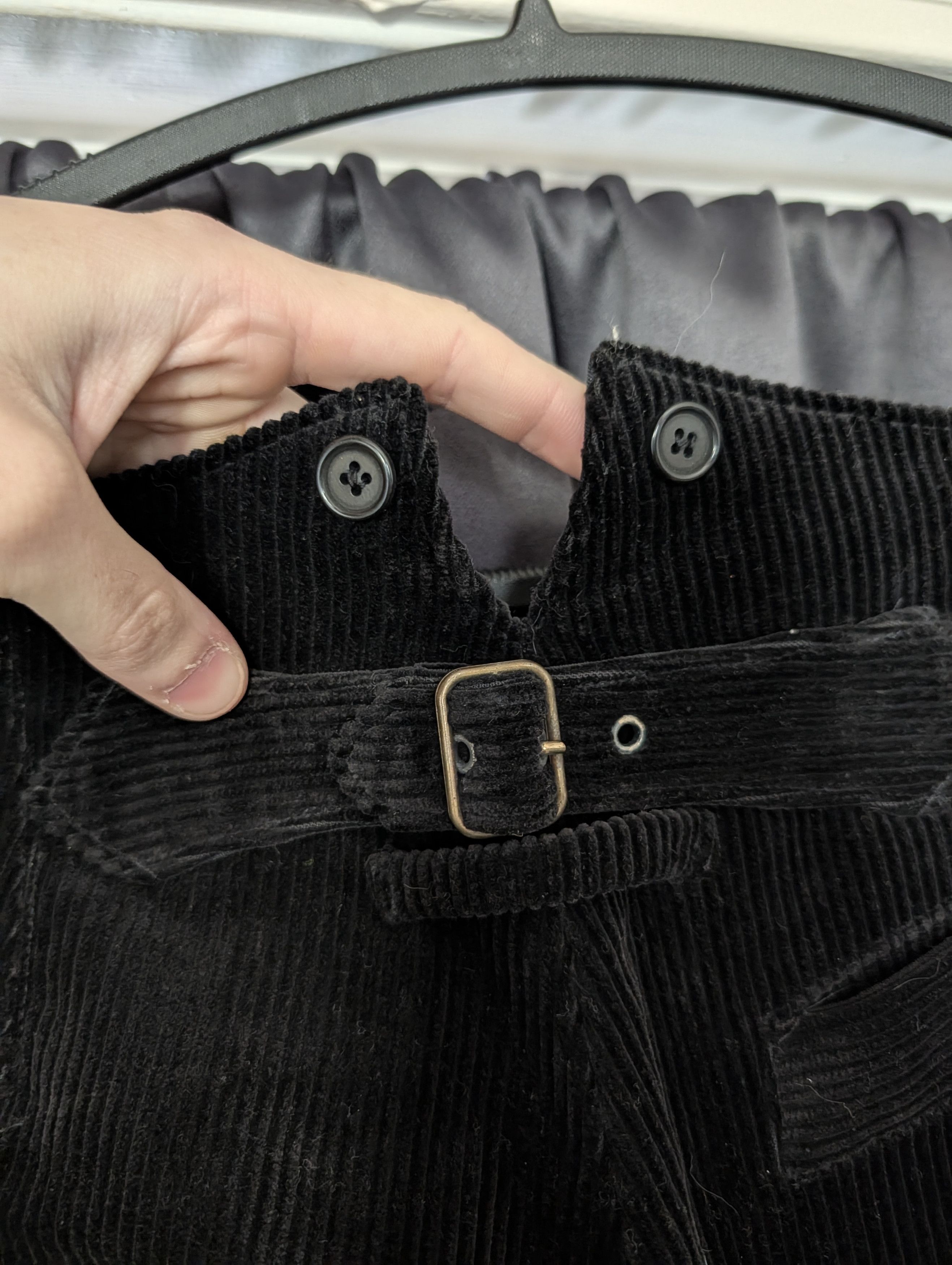 Jean Paul Gaultier HISTORIC Early90s Runway JPG Homme Sailor Leather Trim Pants Size US 30 / EU 46 - 12 Thumbnail