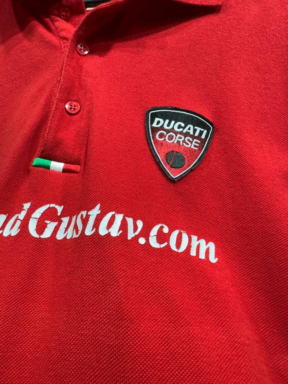 Ducati DUCATI Corse Vintage Polo Shirt Halmstad Gustav Rare Men’s Size US XL / EU 56 / 4 - 13 Thumbnail