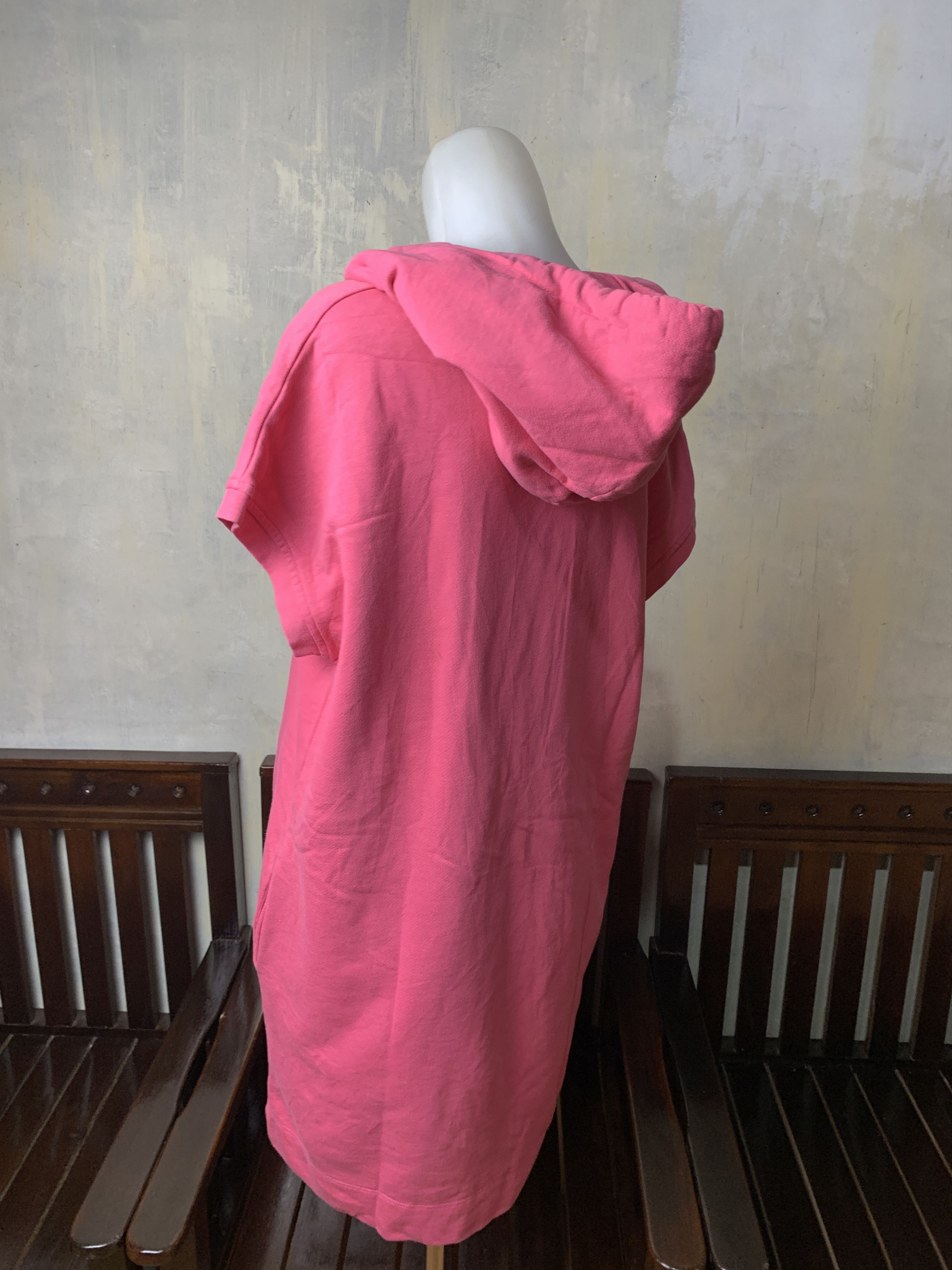 Love Moschino Love Moschino Pink Dressy Oversize Hoodie (M) Size M / US 6-8 / IT 42-44 - 3 Thumbnail