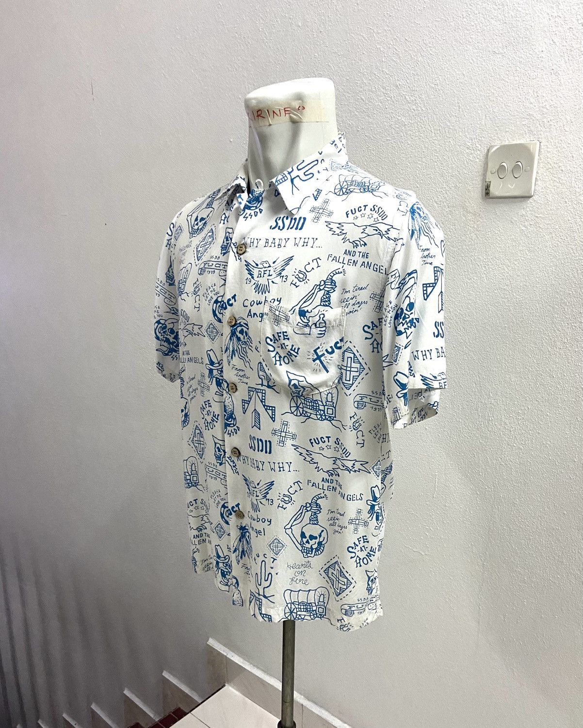 FUCT FUCT SSDD OVERPRINT SHIRT Size US M / EU 48-50 / 2 - 3 Thumbnail
