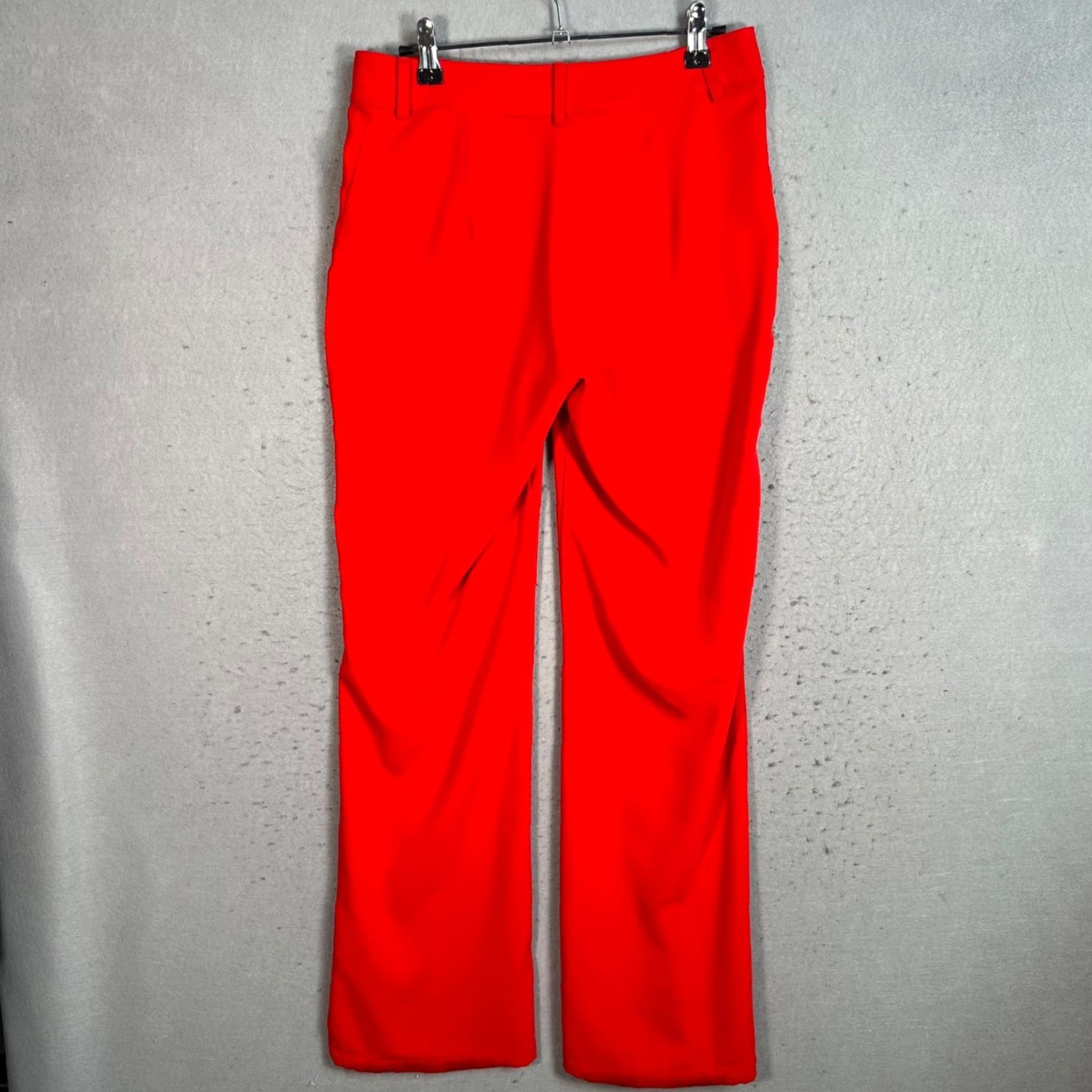 superdown Superdown Womens Size XXS Red Wide-Leg Trousers Pants Size 24" / US 00 / IT 34 - 2 Thumbnail