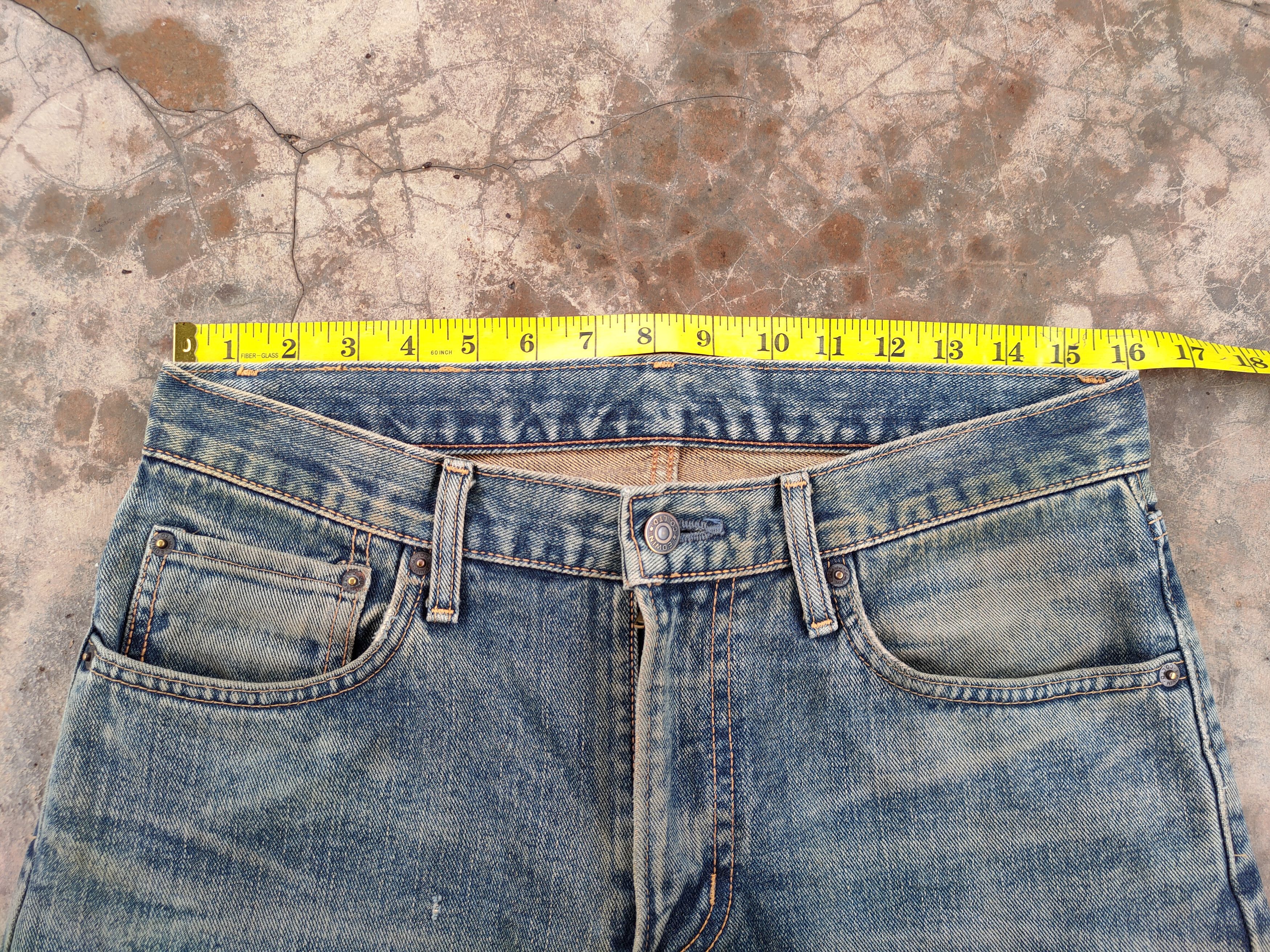 Edwin VINTAGE EDWIN 403 RUSTY FADED RIPPED JEANS DENIM PANTS Size US 32 / EU 48 - 6 Thumbnail