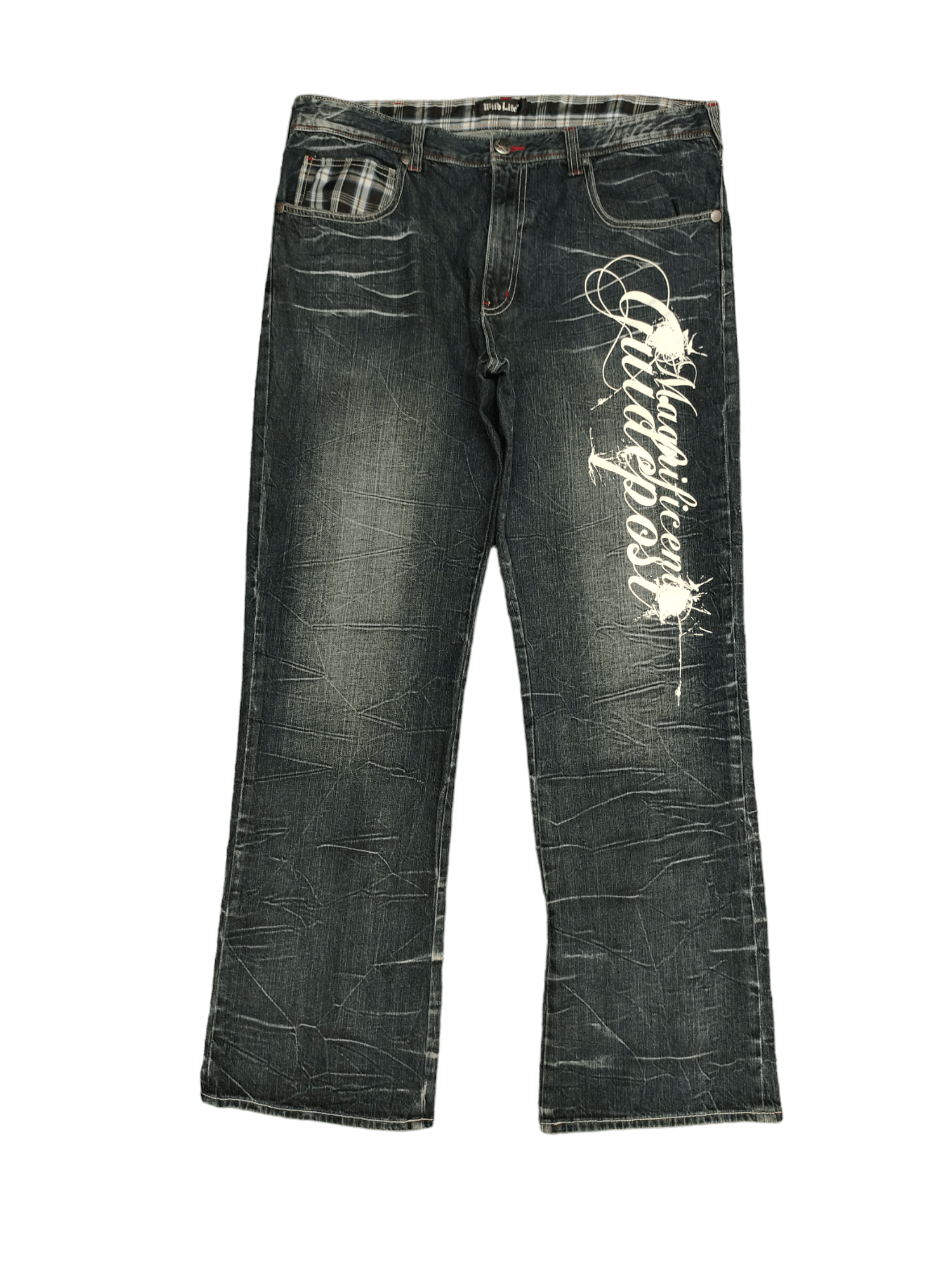 If Six Was Nine Japanese Brand Wild Life Denim Pants Undercover Style Size US 38 / EU 54 - 1 Thumbnail
