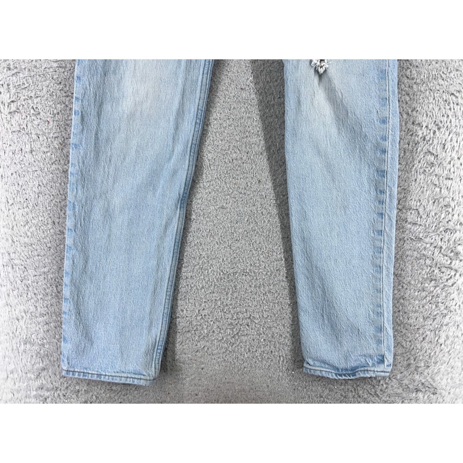 Levi's Levi's Women’s High Rise Slim Straight Denim Jeans 26 Blue Light Distressed 70s Retro Casual Size 26" / US 2 / IT 38 - 2 Thumbnail