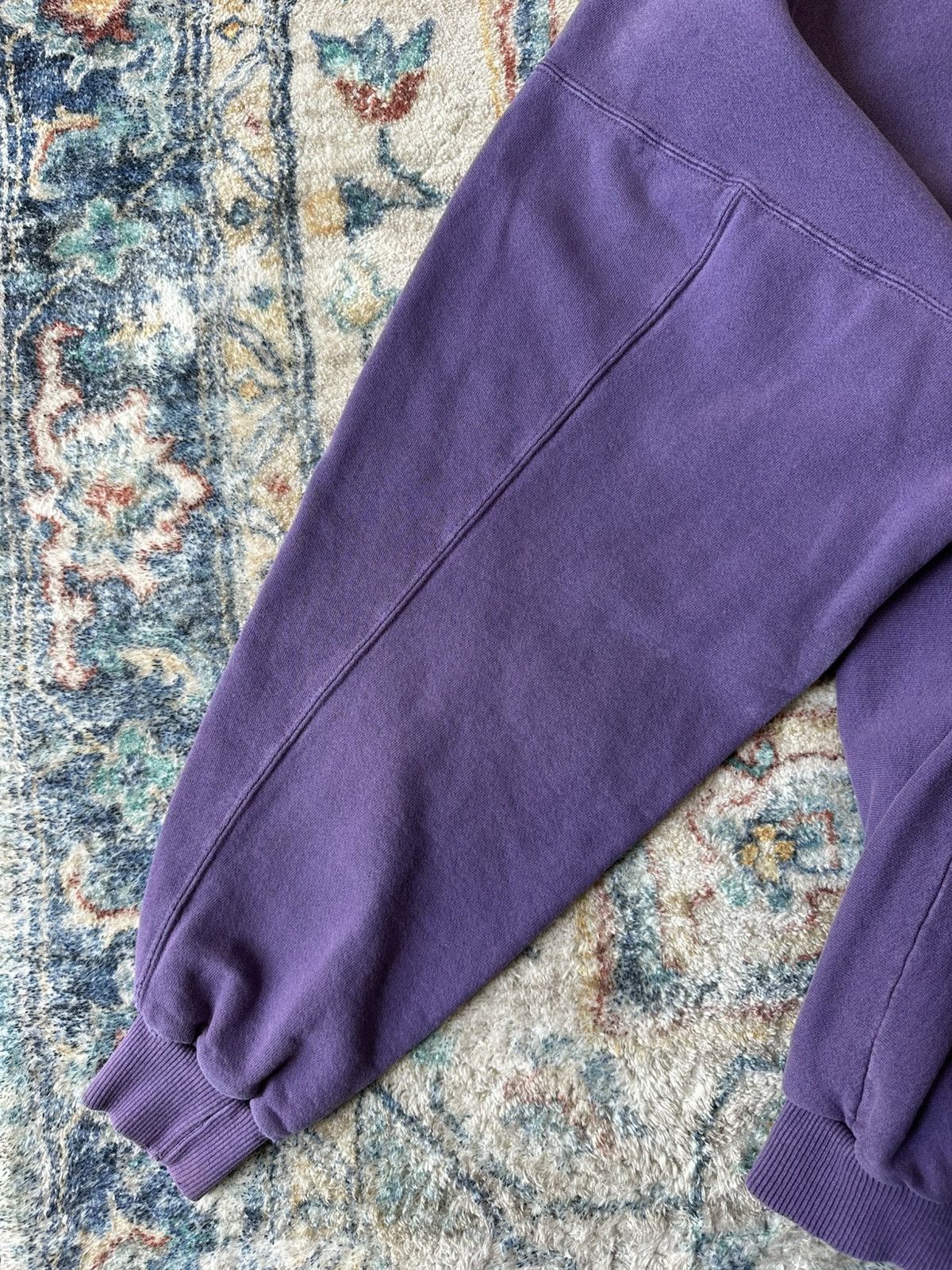 Vintage Vintage Purple Pullover Henley Sweatshirt Size XL Size US XL / EU 56 / 4 - 6 Thumbnail