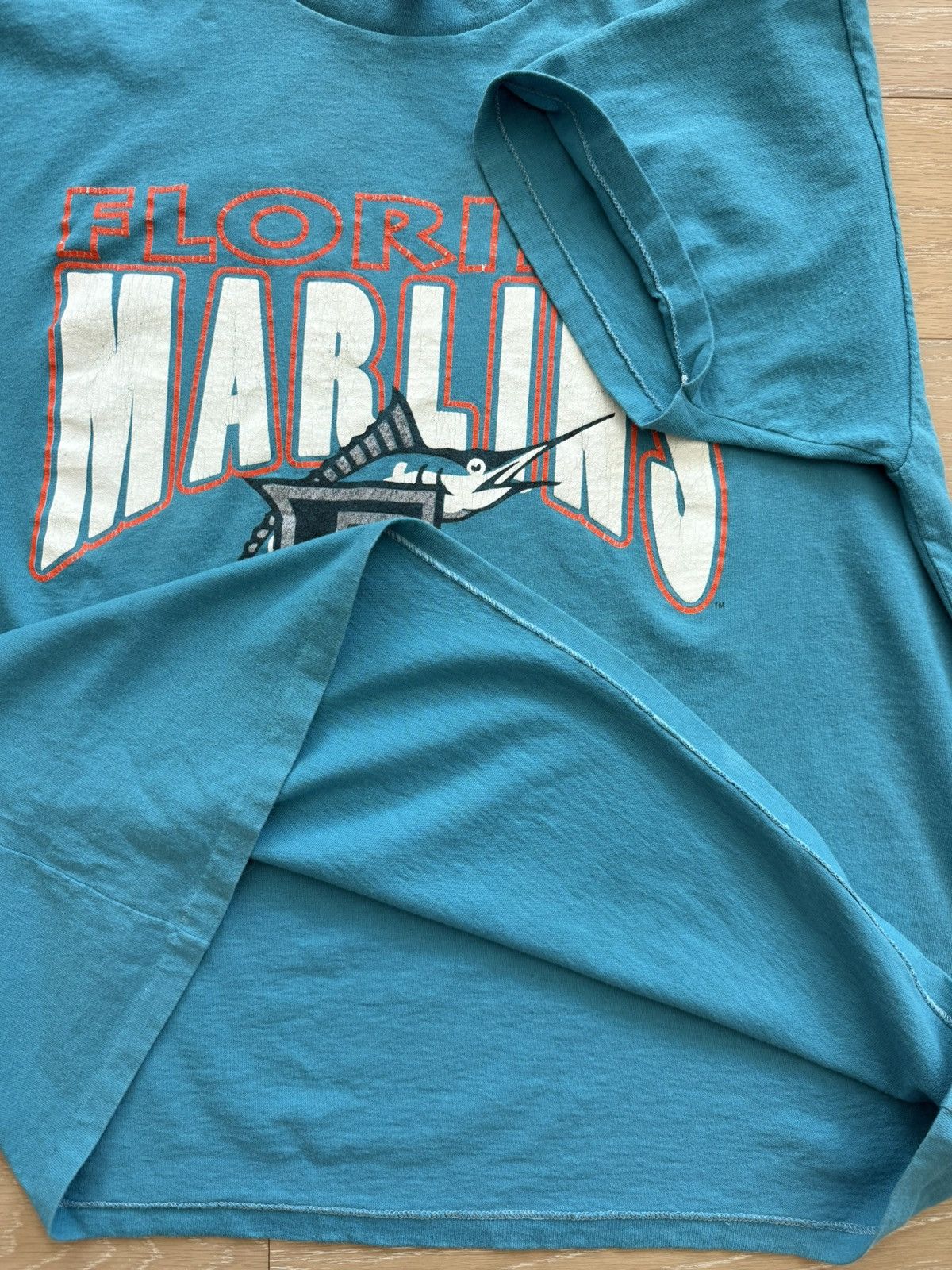 MLB Vintage ‘93 Florida Marlins MLB Shirt Size US XL / EU 56 / 4 - 7 Thumbnail