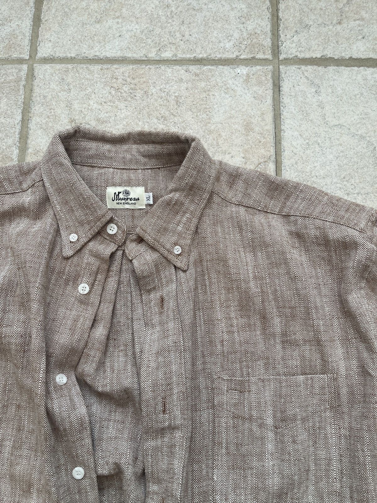Manresa Manresa Lachlan Cotton/Linen Overshirt Size US XL / EU 56 / 4 - 4 Thumbnail