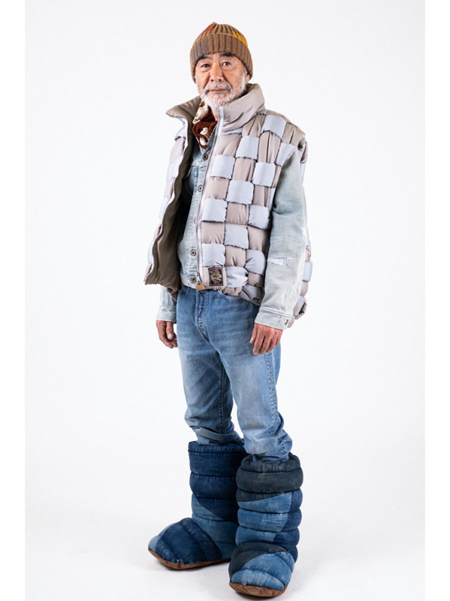 Kapital Kapital Ripstop Woven Nylon KEEL Down Vest Size US L / EU 52-54 / 3 - 4 Thumbnail