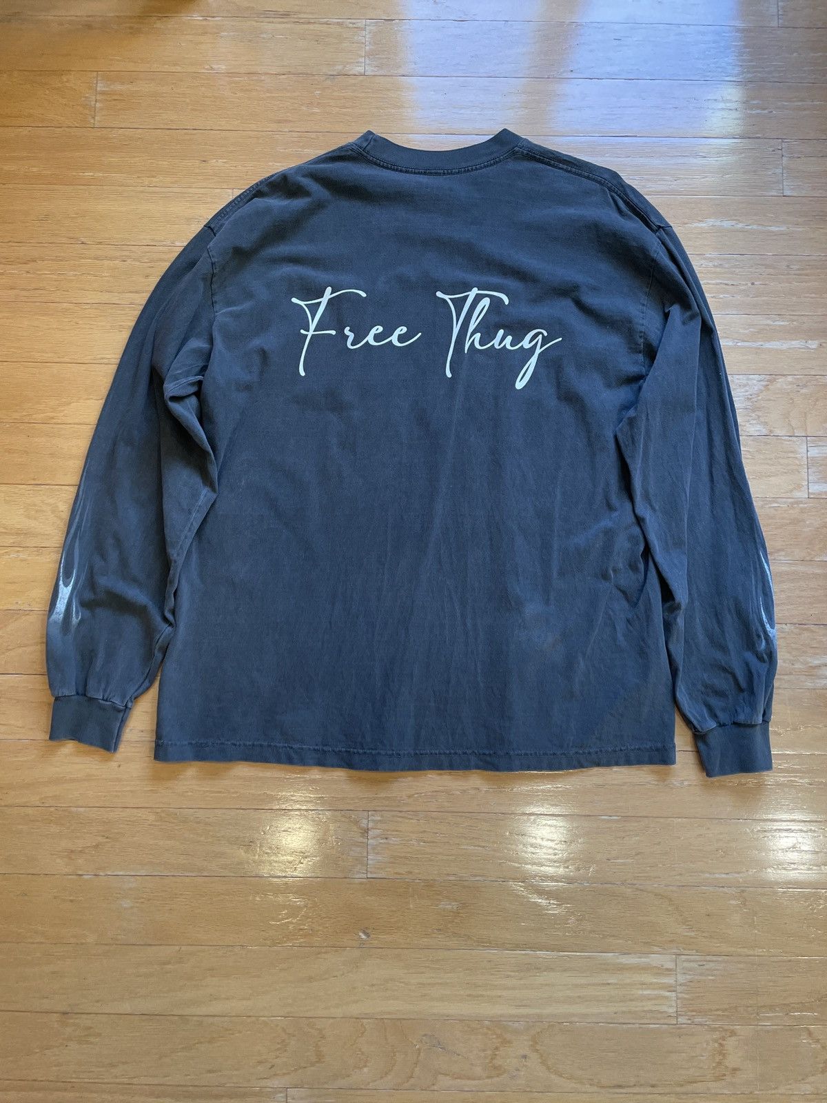 Other Street Market Supply Young Thug Vintage Black Long Sleeve Size US L / EU 52-54 / 3 - 2 Thumbnail