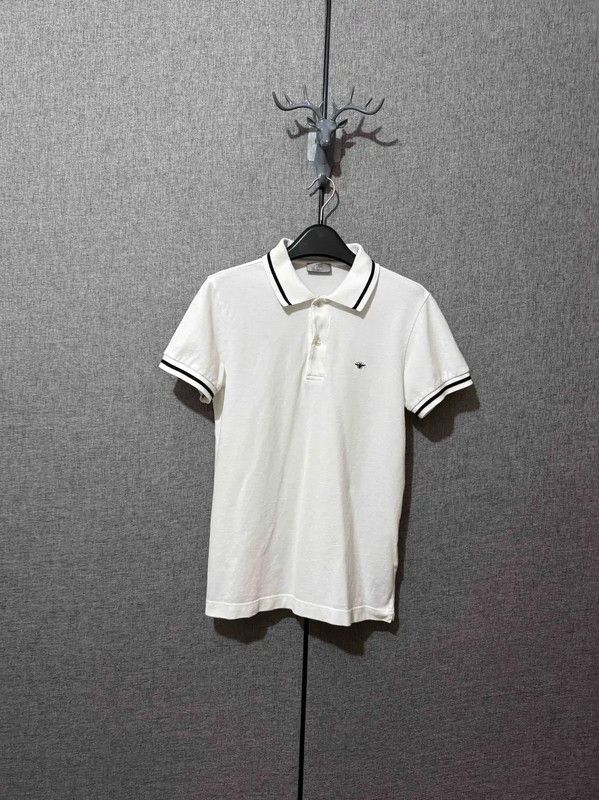 Dior Dior Cotton Embroidered Logo T-Shirt 0089 Size XS / US 0-2 / IT 36-38 - 1 Thumbnail