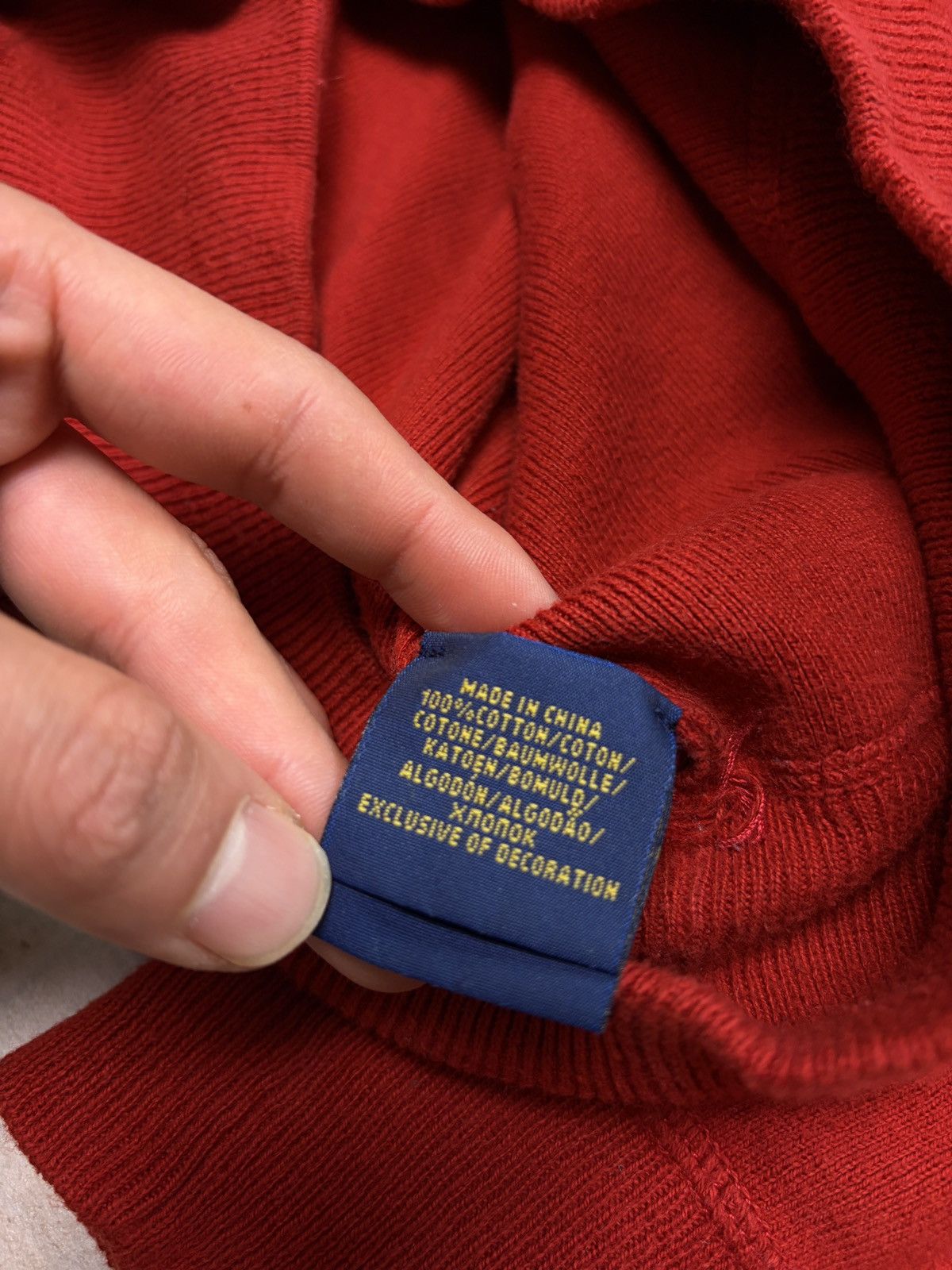 Ralph Lauren Ralph Lauren Sweater Sweatshirt Red in L Size US L / EU 52-54 / 3 - 7 Thumbnail