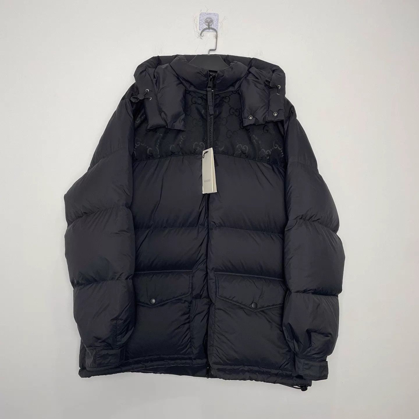 Gucci Gucci SS24 Logo-Paneled Hooded Long Sleeve Down Jacket Size US L / EU 52-54 / 3 - 1 Thumbnail