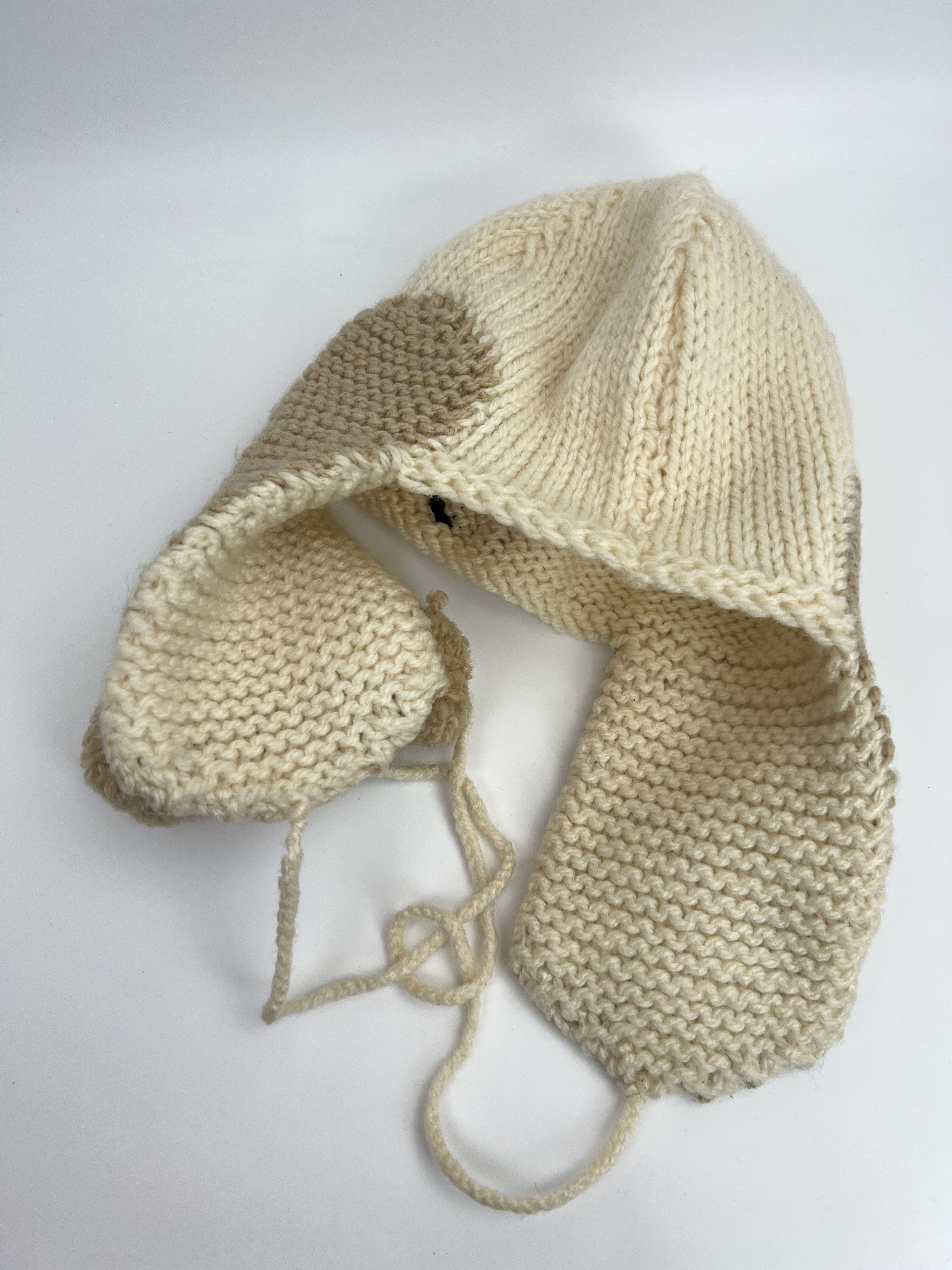 Vintage Gorpcore Knitted Hat Ski Snowboarding Style Floppy Ears Size ONE SIZE - 3 Thumbnail