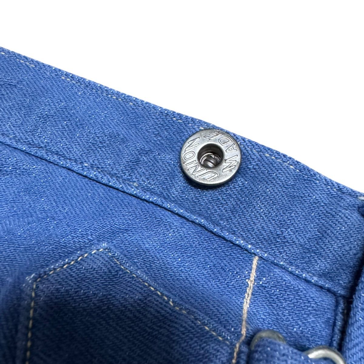 Heller's Cafe × Warehouse Vintage Heller's Cafe Denim Selvedge Jeans Size US 34 / EU 50 - 14 Thumbnail