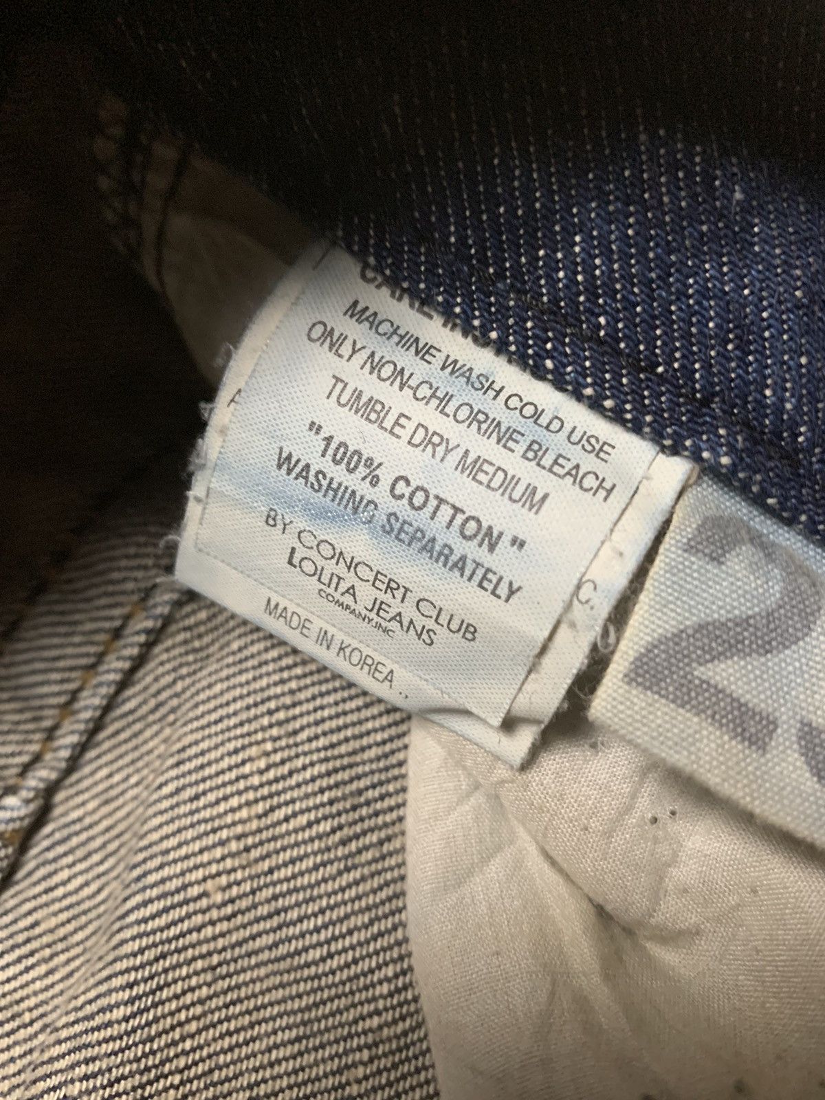 Tornado Mart Y2K Yoshitomo Nara x Lolita Acid Wash Clawmark Super Flare Size US 32 / EU 48 - 10 Thumbnail