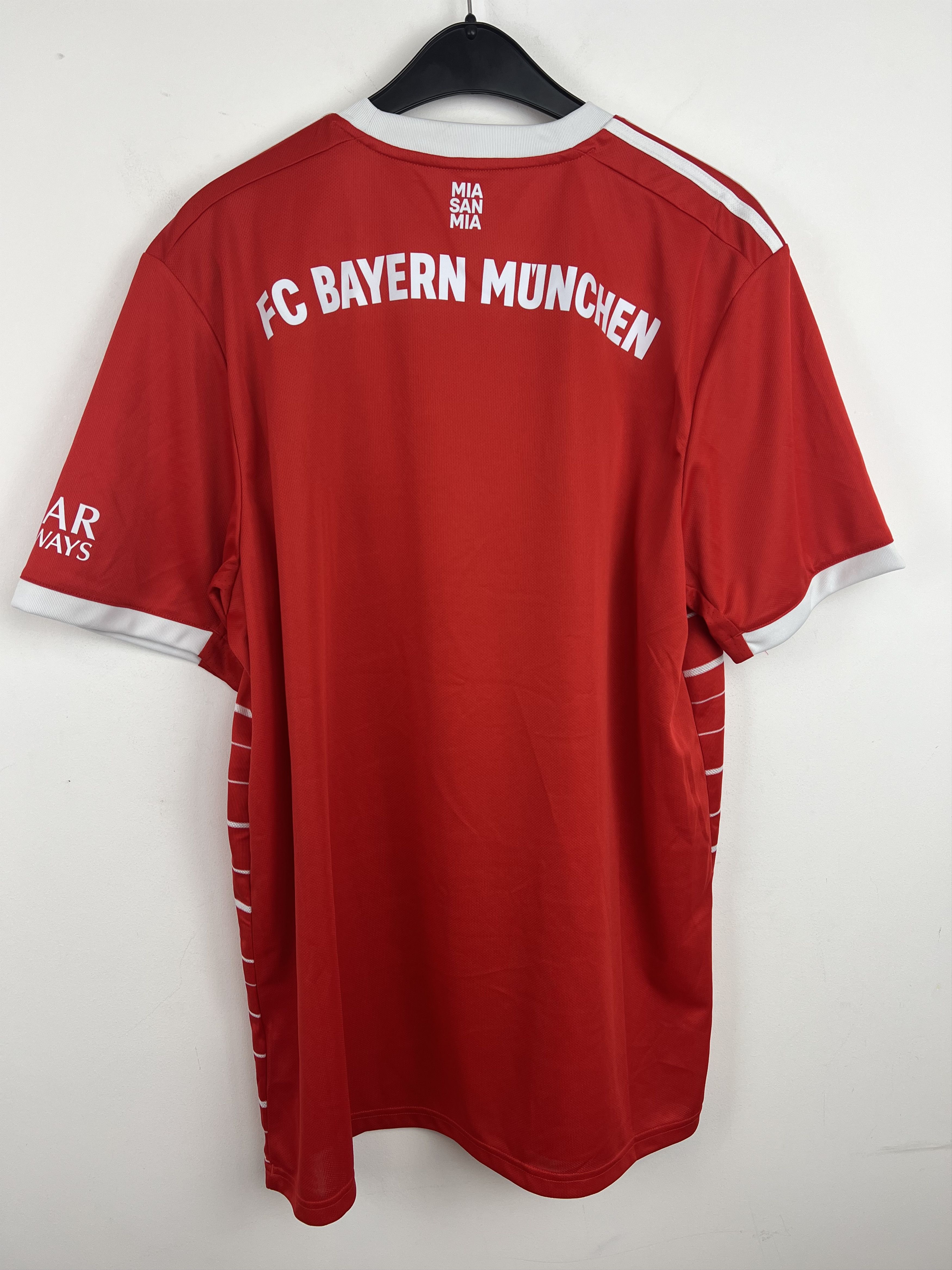 Adidas 2022-2023 FC BAYERN MUNCHEN HOME FOOTBALL Kit SHIRT JERSEY Size US XL / EU 56 / 4 - 11 Thumbnail