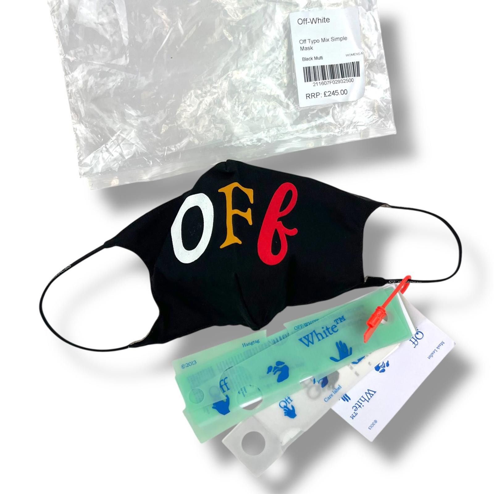 Off-White Off-White Typo Mix Face Mask Size ONE SIZE - 1 Thumbnail