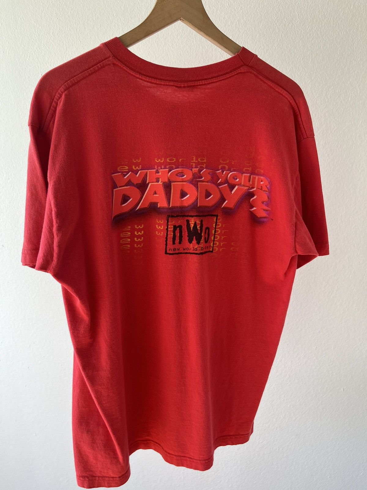 Vintage × WWE Scott Steiner "Who's Your Daddy?" 1999 WCW/WWE/NWO Tee Size US XL / EU 56 / 4 - 9 Thumbnail