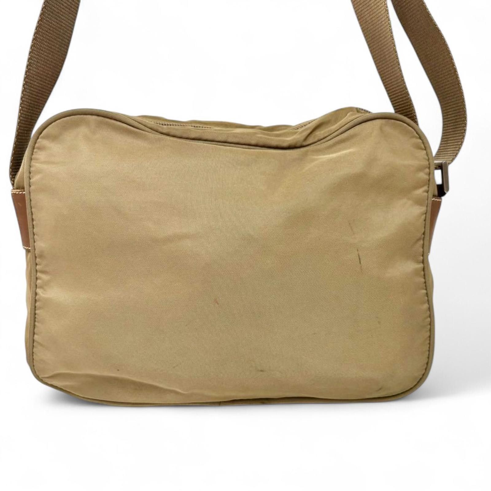 Prada Prada - Satchel Crossbody Beige Shoulder Bag Size ONE SIZE - 3 Thumbnail