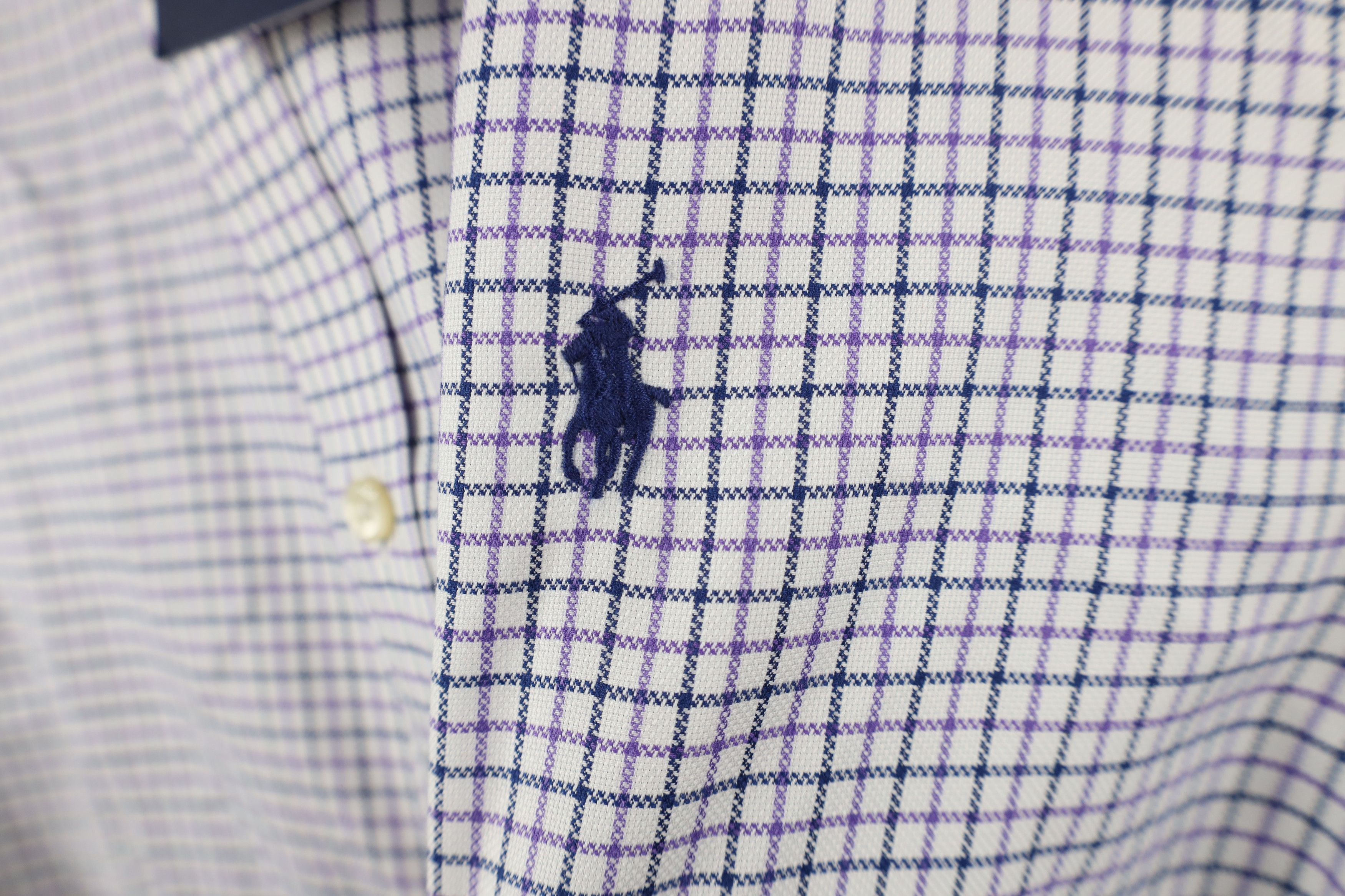 Ralph Lauren × Vintage New Ralph Lauren Fit Easy Care Collared Button Shirt Plaid Size US M / EU 48-50 / 2 - 4 Thumbnail
