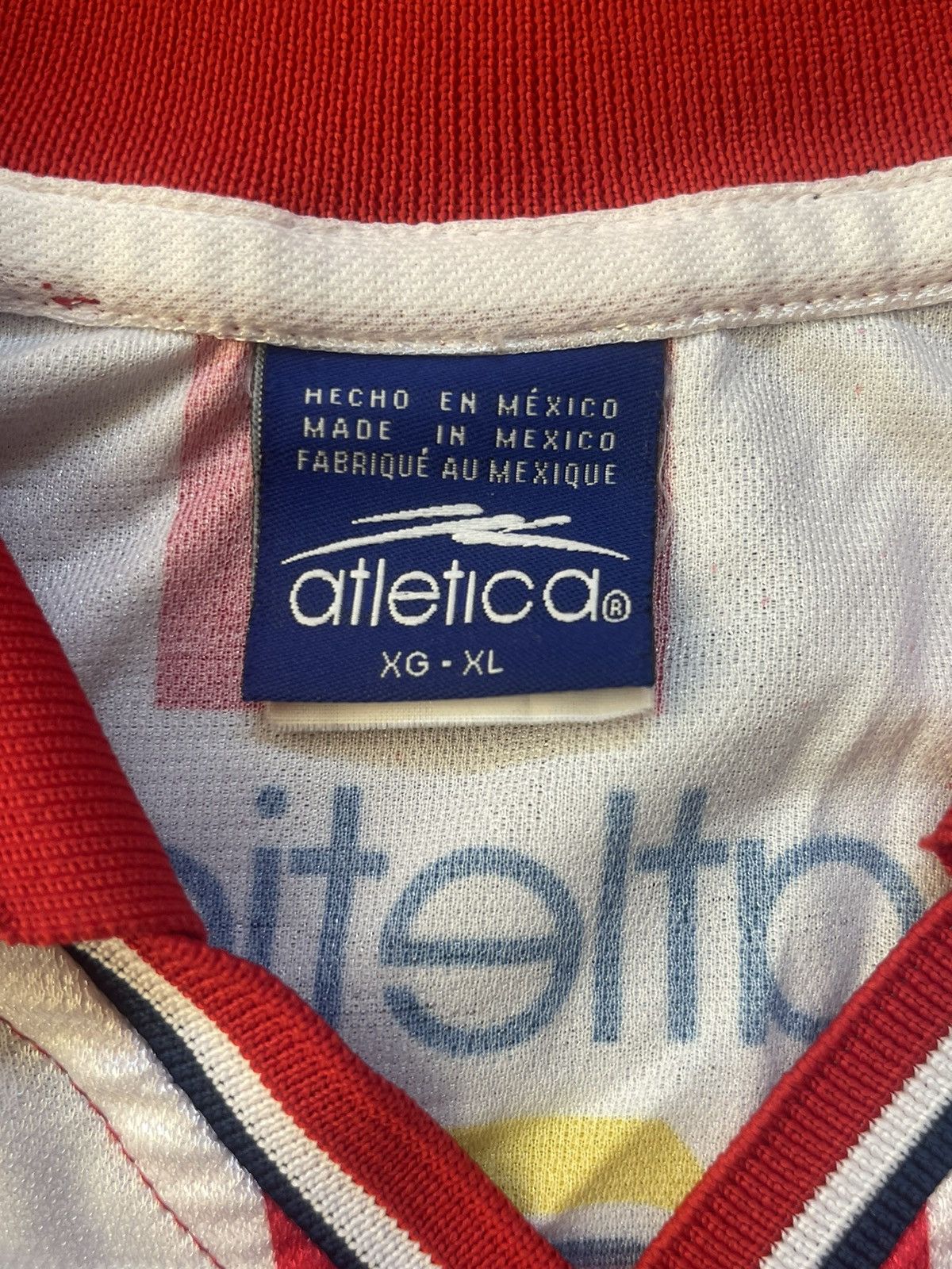 Vintage Chivas de Guadalajara Authentic Atletica Jersey 1999-2000 Size US XL / EU 56 / 4 - 7 Thumbnail