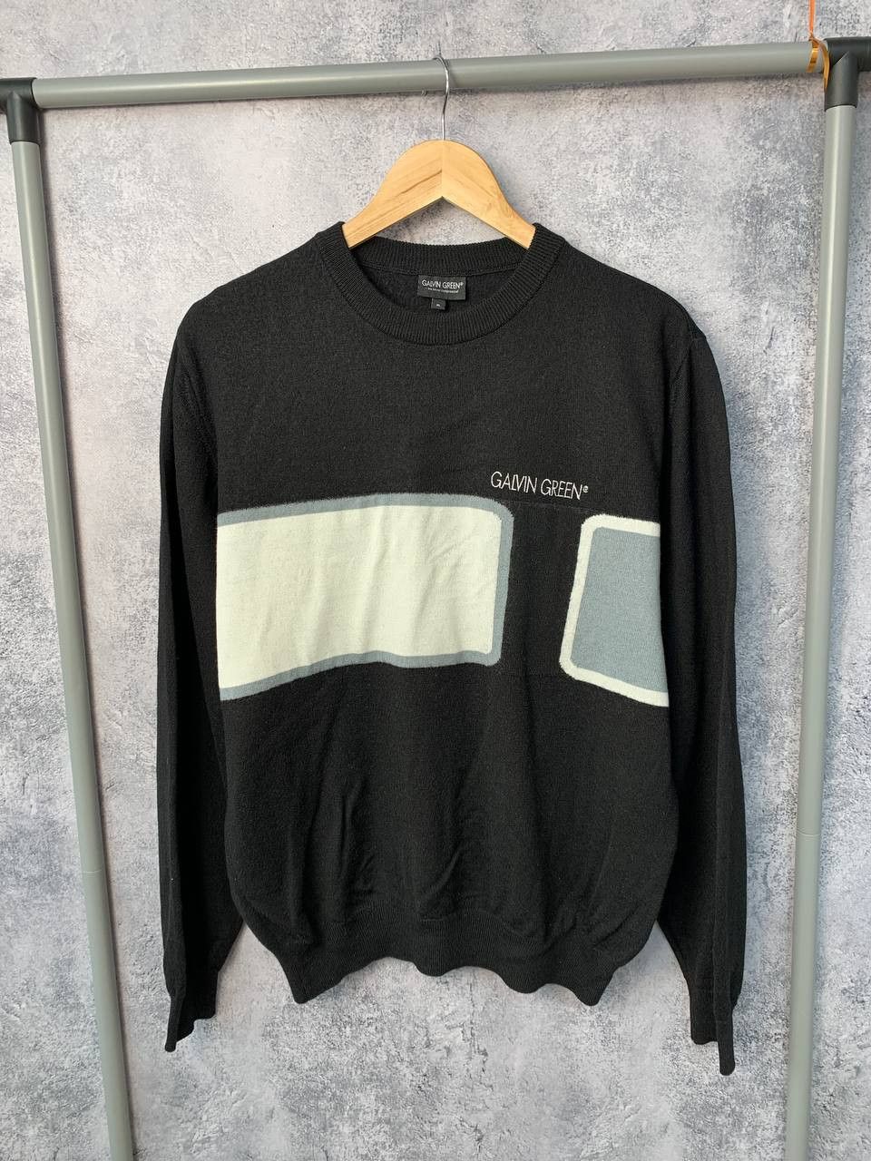 Other Galvin Green Wool Sweater Pullover Jumper Size US XL / EU 56 / 4 - 2 Thumbnail