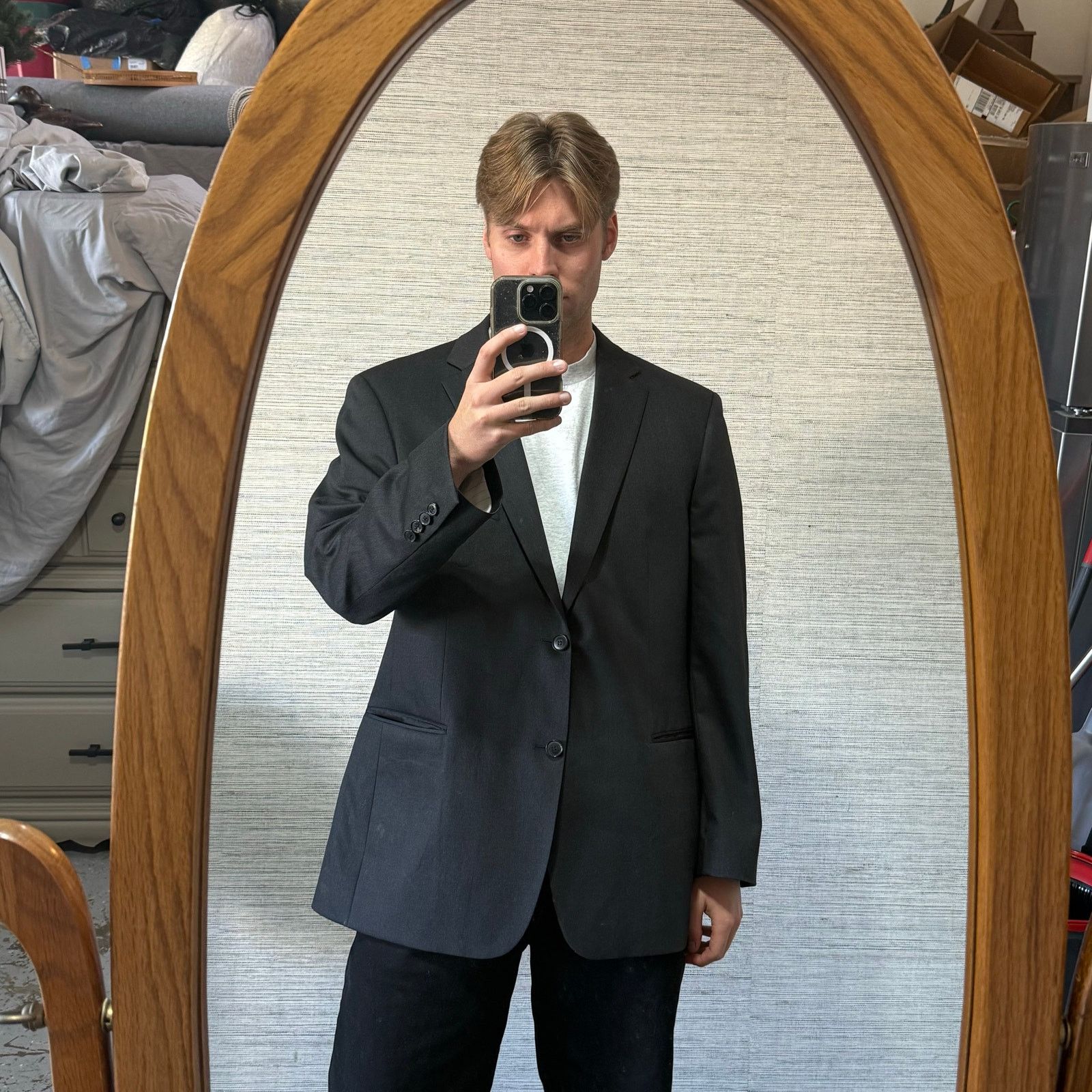 Hugo Boss Vintage Hugo Boss Blazer Size US XL / EU 56 / 4 - 9 Thumbnail