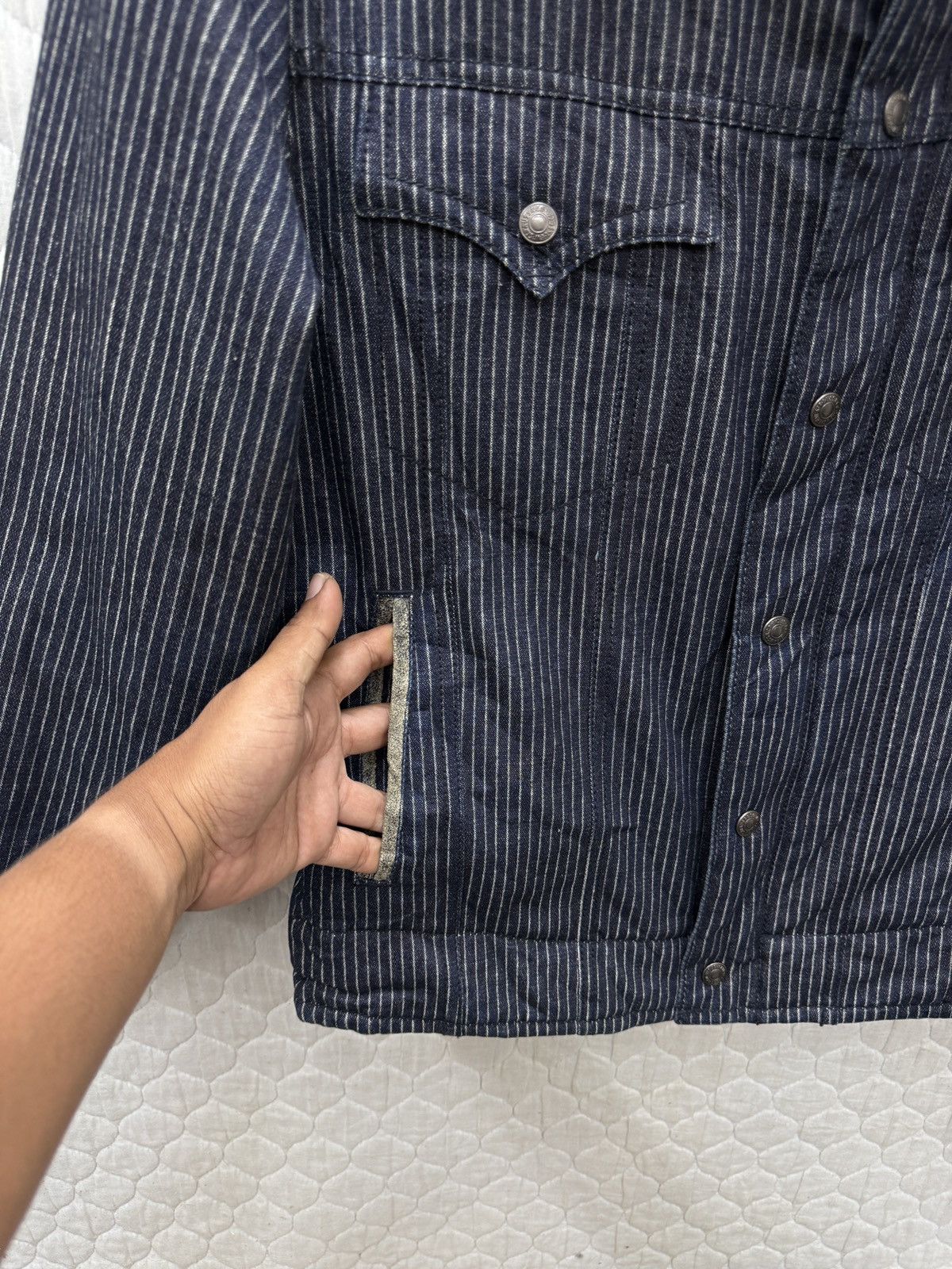 Levi's 🔥🔥🔥ARCHIVE LEVIS WABASH DENIM LEATHER JACKET Size US M / EU 48-50 / 2 - 17 Thumbnail