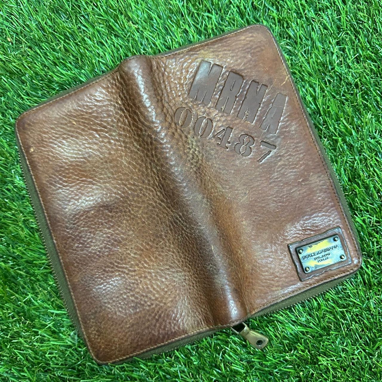 Dolce & Gabbana Dolce & Gabbana Milano Brown Leather Zip-Around Wallet Size ONE SIZE - 4 Thumbnail