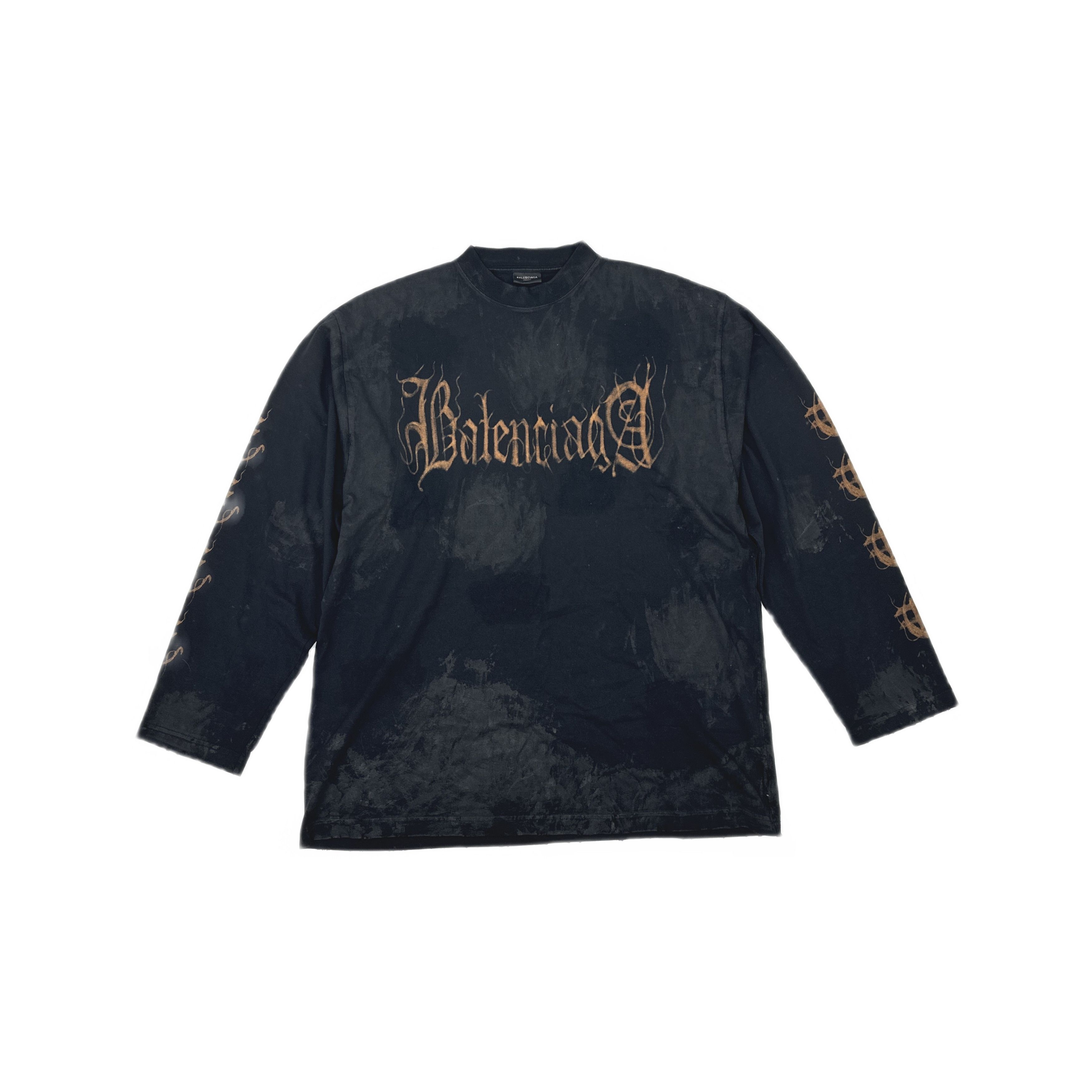 Balenciaga Balenciaga Long Sleeve Metal T-Shirt | Grailed