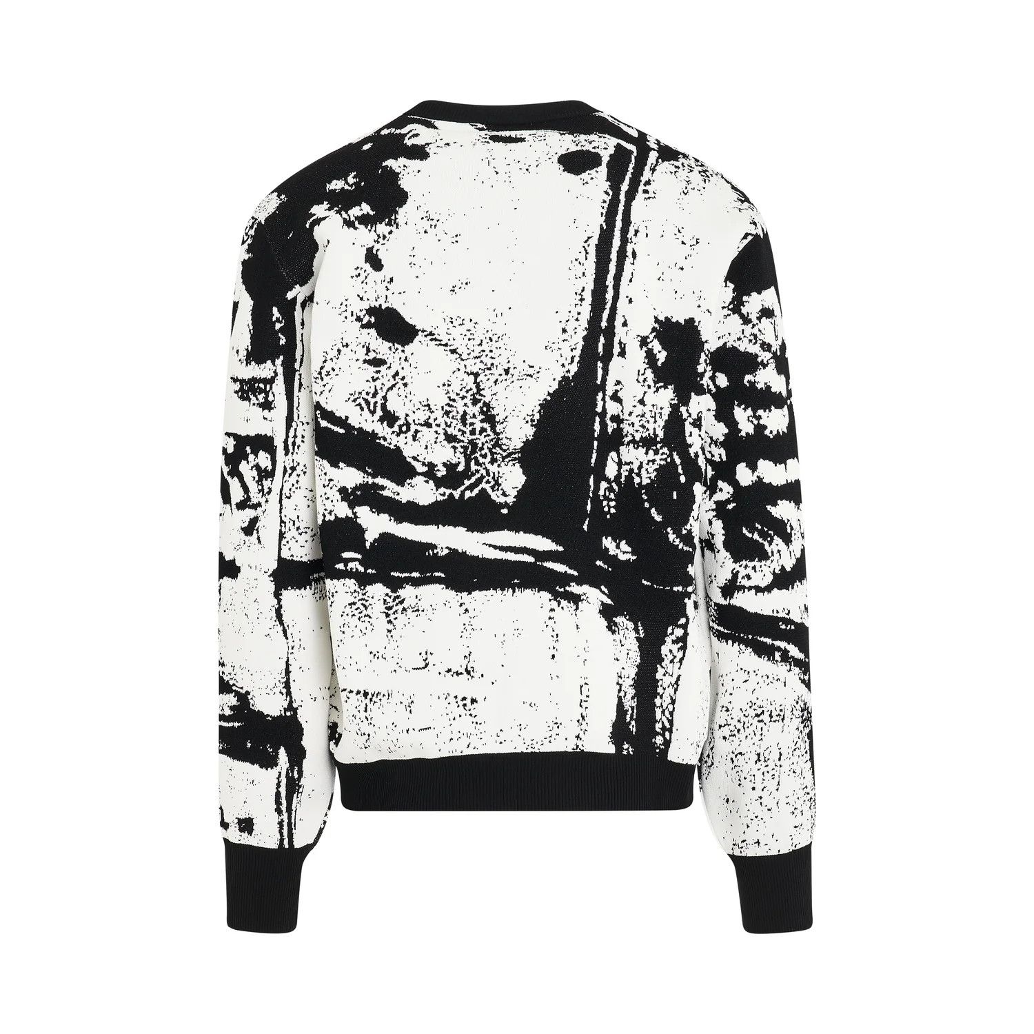 Alexander McQueen o1mris0824 Sweatshirt in Black & White Size US L / EU 52-54 / 3 - 4 Thumbnail