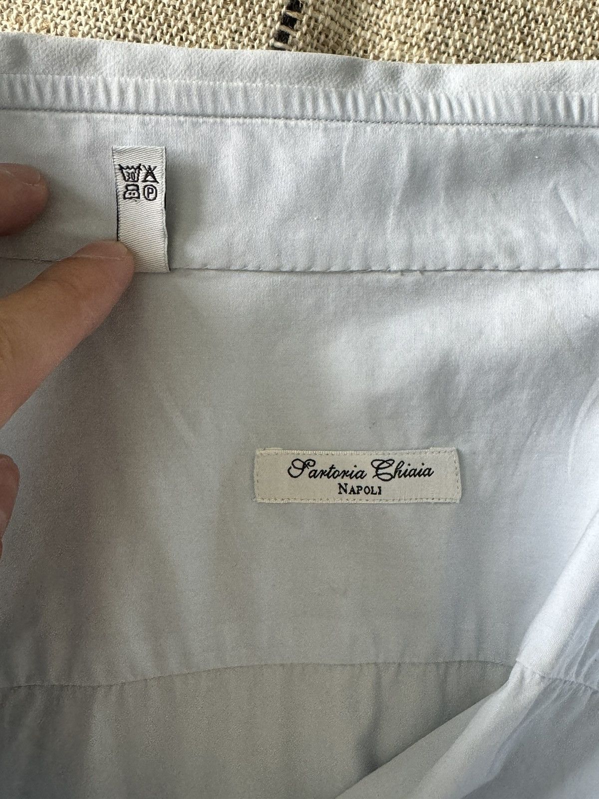 Other Sartoria Chiaia luxury formal shirt Size 44R - 12 Thumbnail