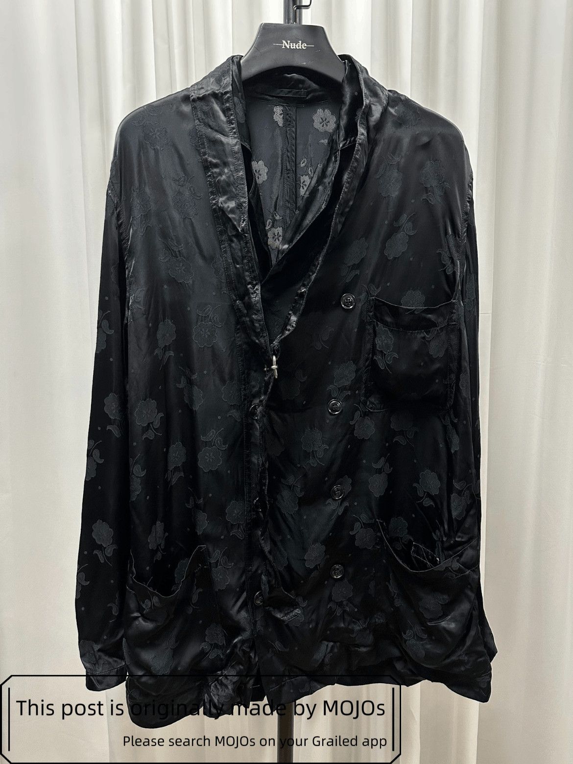 Dries Van Noten Sz 48 Dries Van Noten Flower Pattern Satin Jacket Size US M / EU 48-50 / 2 - 1 Thumbnail