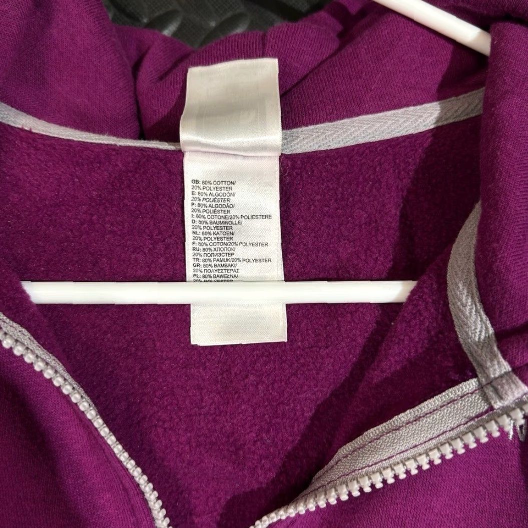 The North Face The North Face Purple Full Zip Hoodie Drawstring Hooded Sweater Women's L Size L / US 10 / IT 46 - 5 Thumbnail