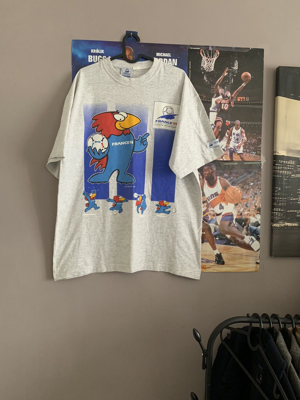 FRANCE 98 ワールドカップ Tシャツ Mサイズ 公式ライセンス商品 FRANCE 98 ワールドカップ Tシャツ Mサイズ 公式ライセンス商品