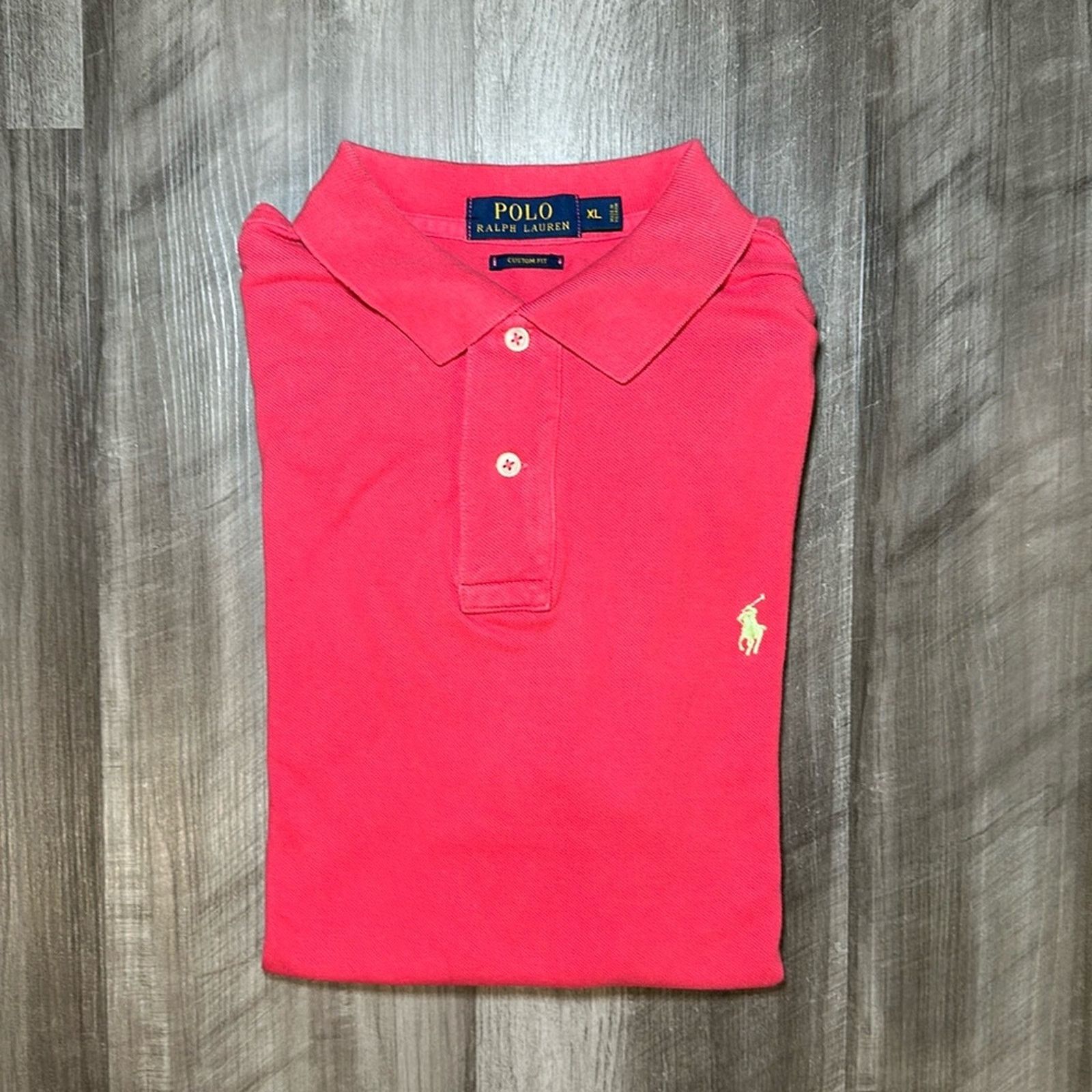 Polo Ralph Lauren Polo Ralph Lauren Custom Fit Knit Polo - XL Size US XL / EU 56 / 4 - 1 Thumbnail