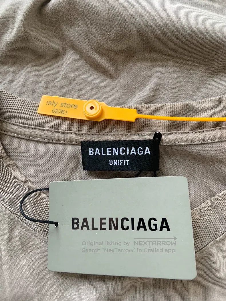 Balenciaga Balenciaga Mosaic Faded Logo BB Letter Loose Hole Faded Sh Size US S / EU 44-46 / 1 - 4 Thumbnail