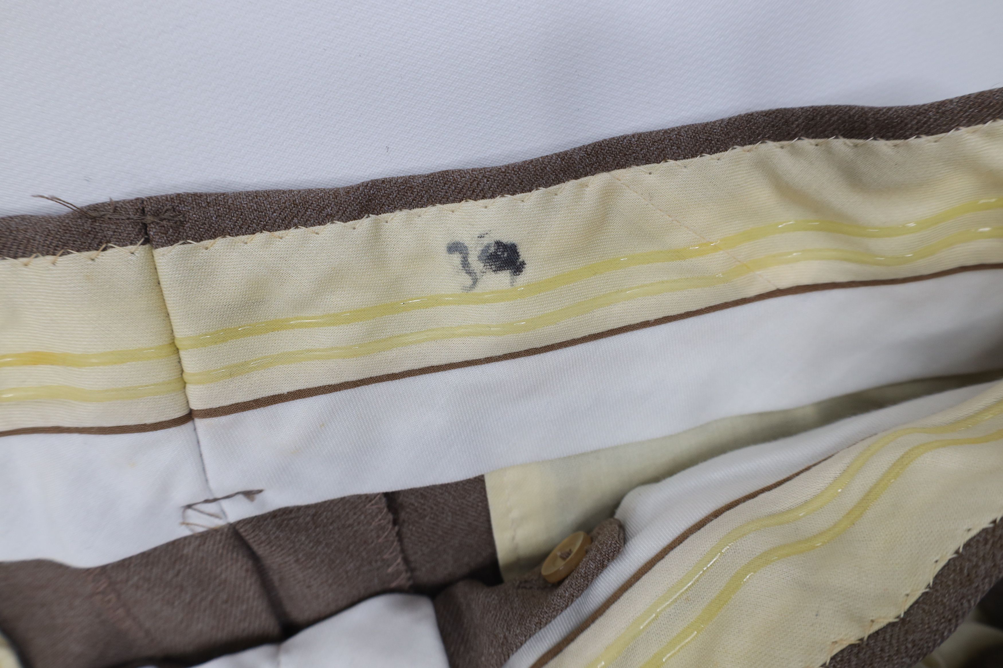 Vintage Vintage 70s Streetwear Wide Leg Chino Pants Light Brown USA Size US 32 / EU 48 - 6 Thumbnail