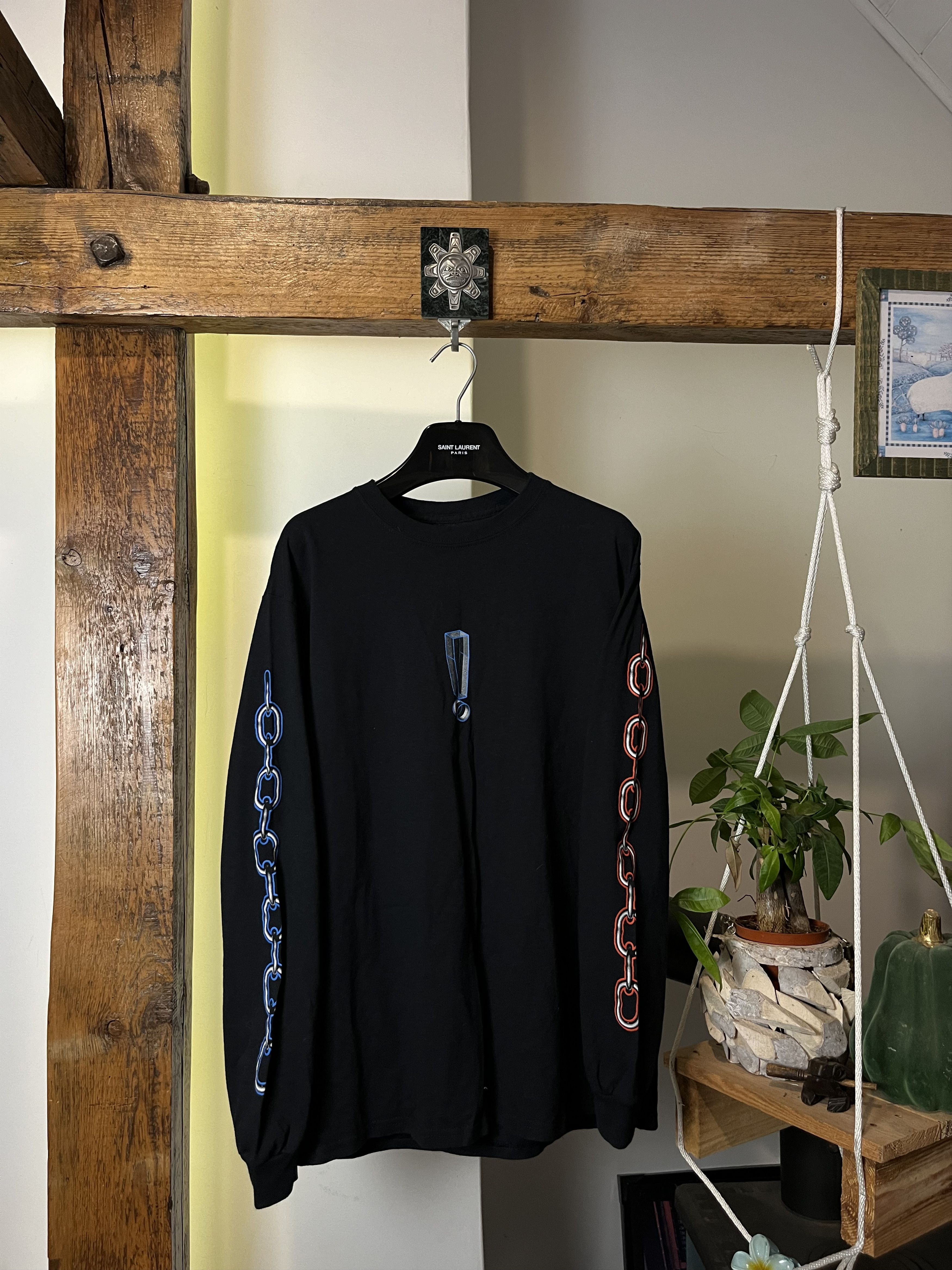 Rap Tees × Trippie Redd × Vintage Trippie Redd Exclamation Mark Longsleeve Size US M / EU 48-50 / 2 - 3 Thumbnail