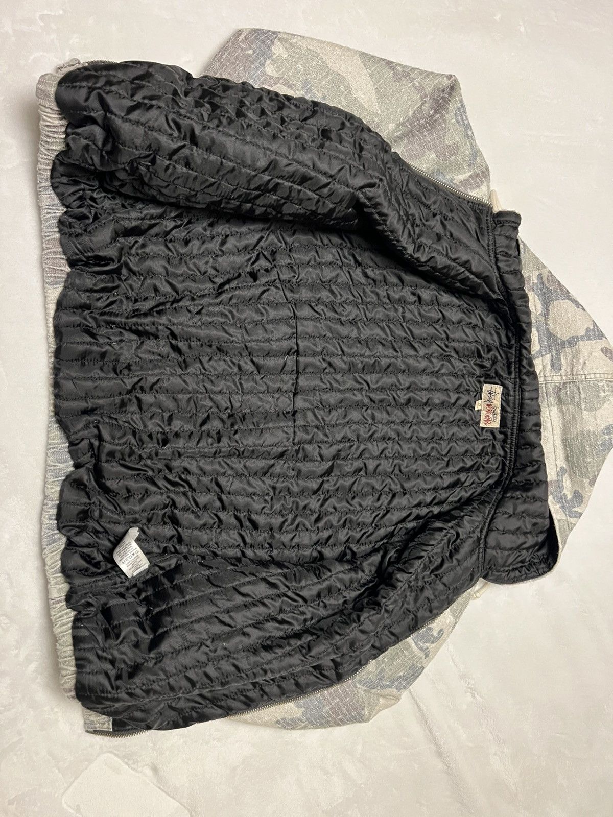 Stussy Stussy Camo canvas needlepunch work jacket Size US M / EU 48-50 / 2 - 5 Thumbnail
