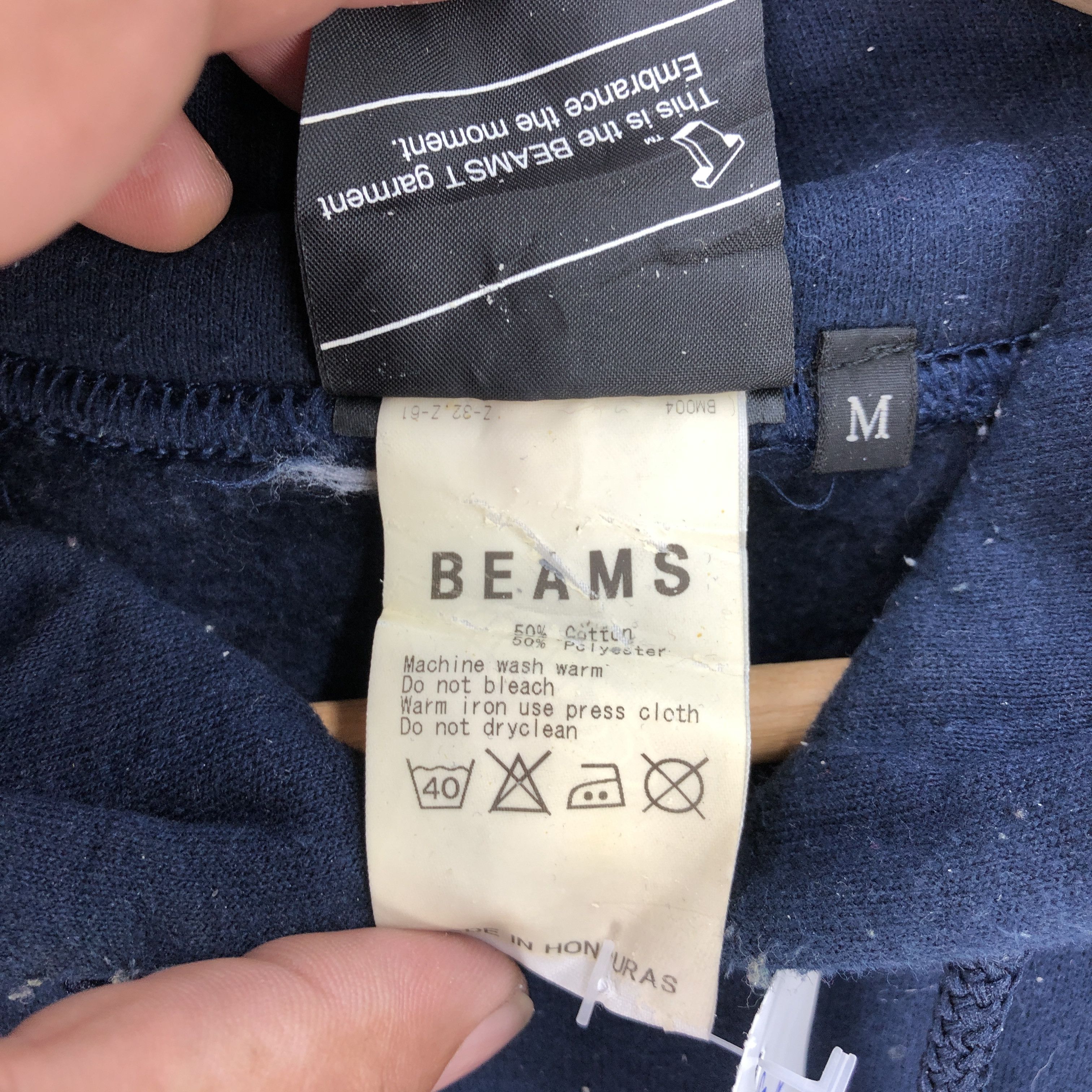 Beams Plus × Vintage Vintage Beams Sweatshirt Hoodie Beams Sweater Hooded Size US M / EU 48-50 / 2 - 7 Thumbnail
