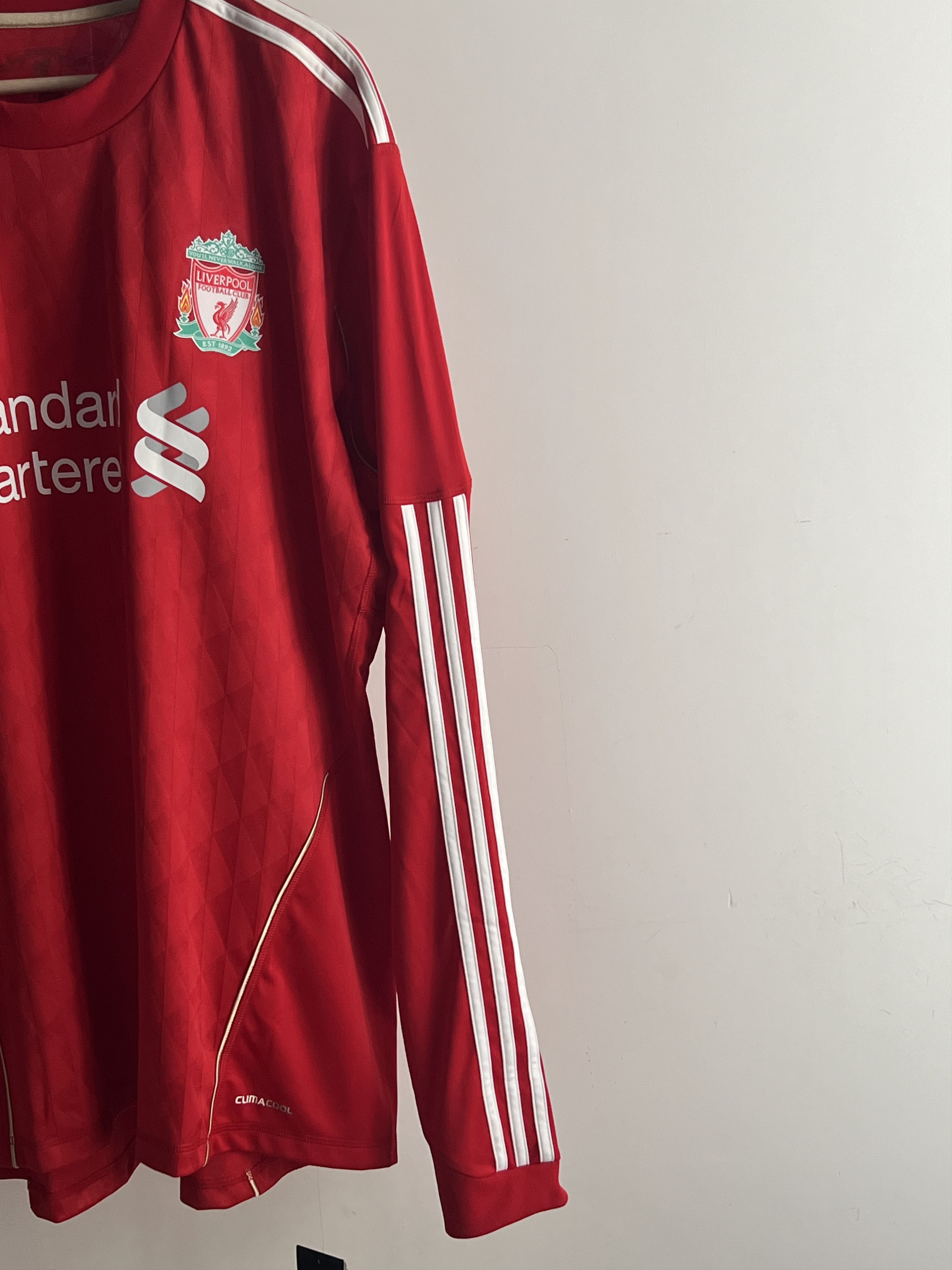 Adidas Soccer Jesey Adidas Fc Liverpool 2010 Maxi 17 Home Size US XXL / EU 58 / 5 - 2 Thumbnail