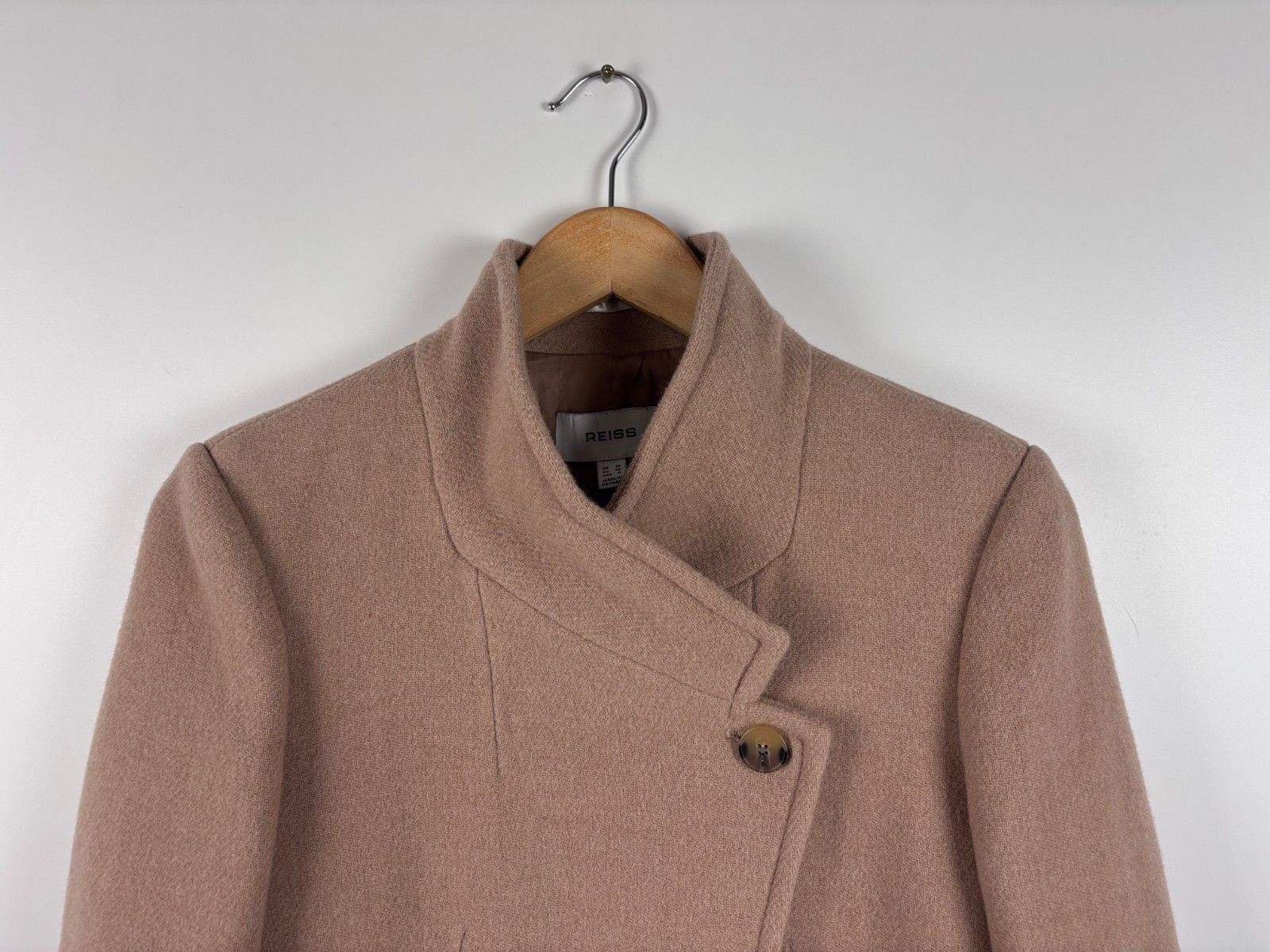 Reiss Reiss Maude Wool Blend Double Breasted Coat Camel Size US 6 Size M / US 6-8 / IT 42-44 - 2 Thumbnail