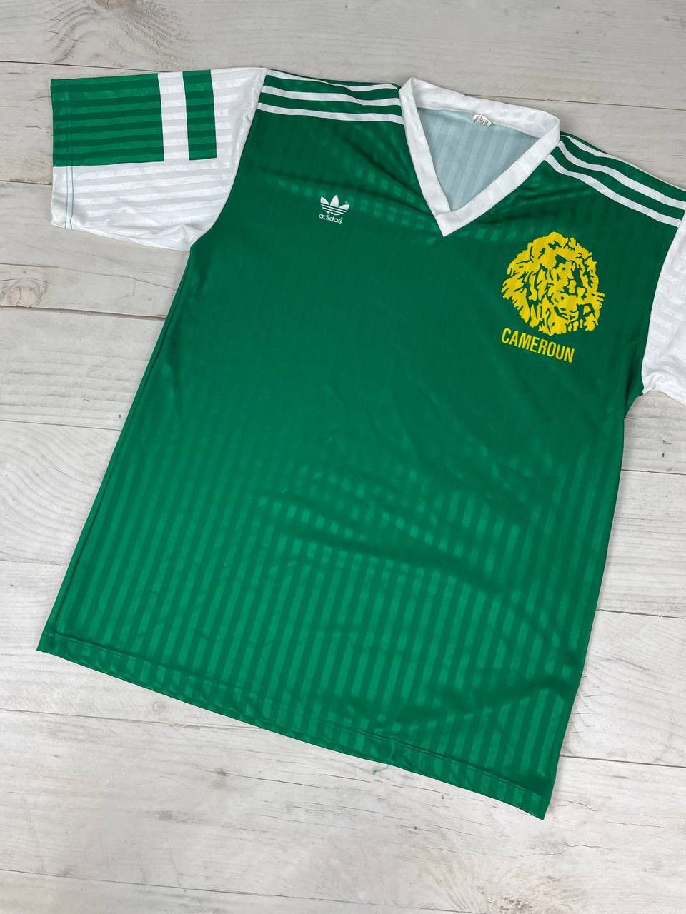 Adidas Adidas Cameroon 1990 1993 Home Shirt Player Issue Jersey Size US M / EU 48-50 / 2 - 3 Thumbnail
