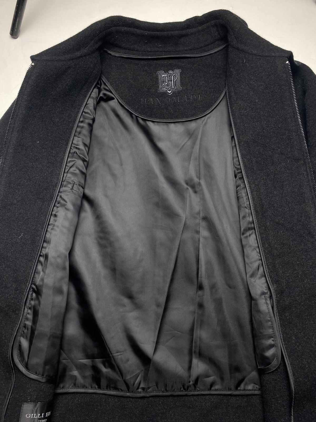 Japanese Brand Gilli Bice Uomo - Wool Hand Made Work Jacket Size US L / EU 52-54 / 3 - 9 Thumbnail